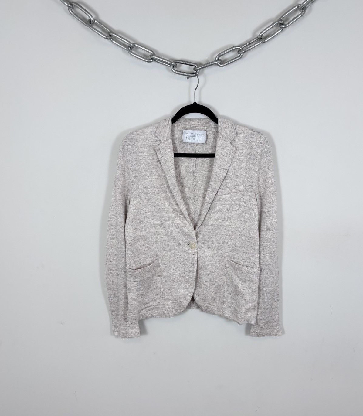 Harris Wharf London Harris Wharf London Women’s Textured Beige Blazer Jacket Size M / US 6-8 / IT 42-44 - 1 Thumbnail