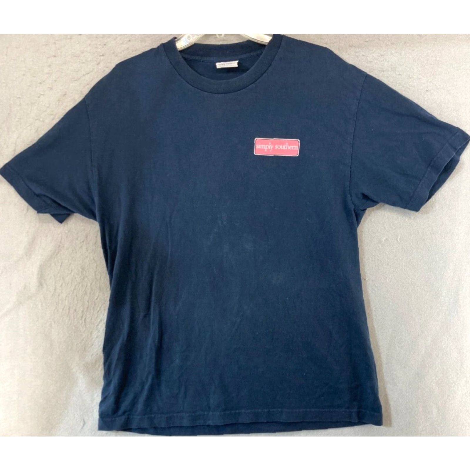 Arrow Simply Southern Women’s T-Shirt Large Blue Graphic Print "God Is My Arrow" Casual Jersey Crew Neck Mens, Womens Size L / US 10 / IT 46 - 2 Thumbnail