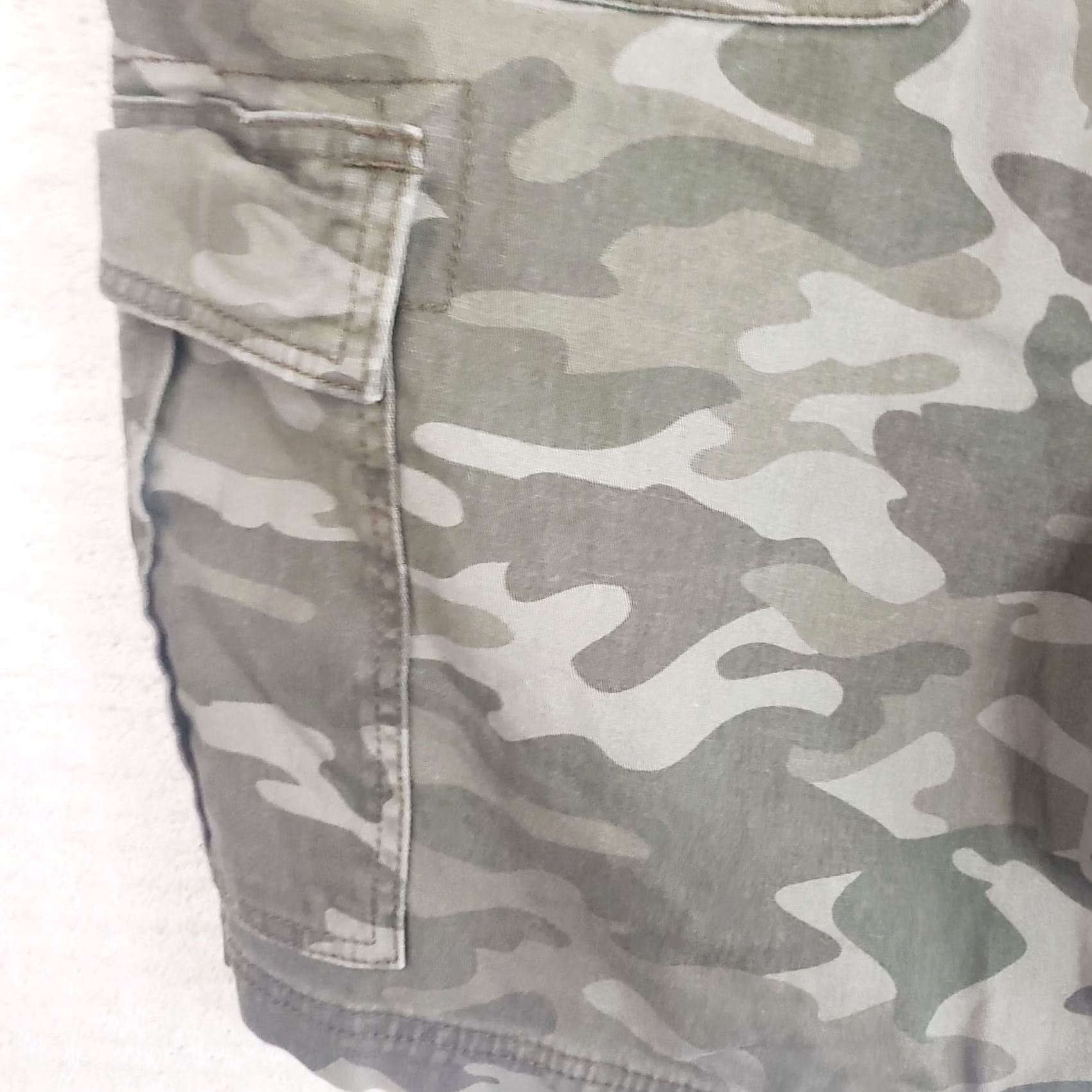George George Camo Cargo Shorts Men's 38 Cotton Stretch Snap 10" Inseam Grunge Preppy Size US 38 / EU 54 - 6 Thumbnail