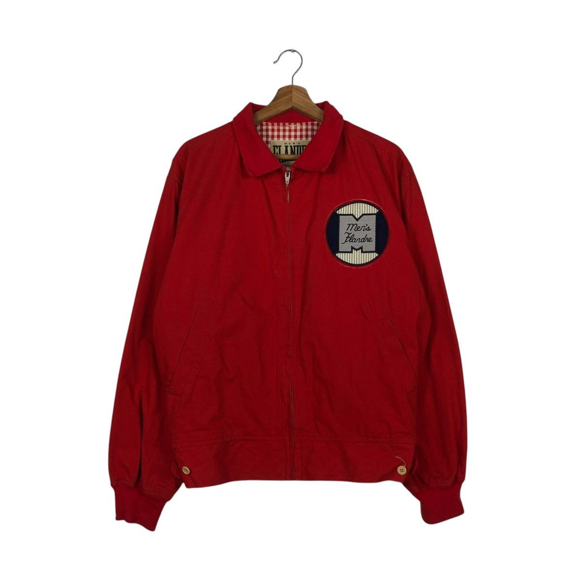 Japanese Brand 🔥RICH RED VINTAGE BOMBER JACKET MEN’S FLANDRE ISSEY MIYAKE Size US M / EU 48-50 / 2 - 3 Thumbnail