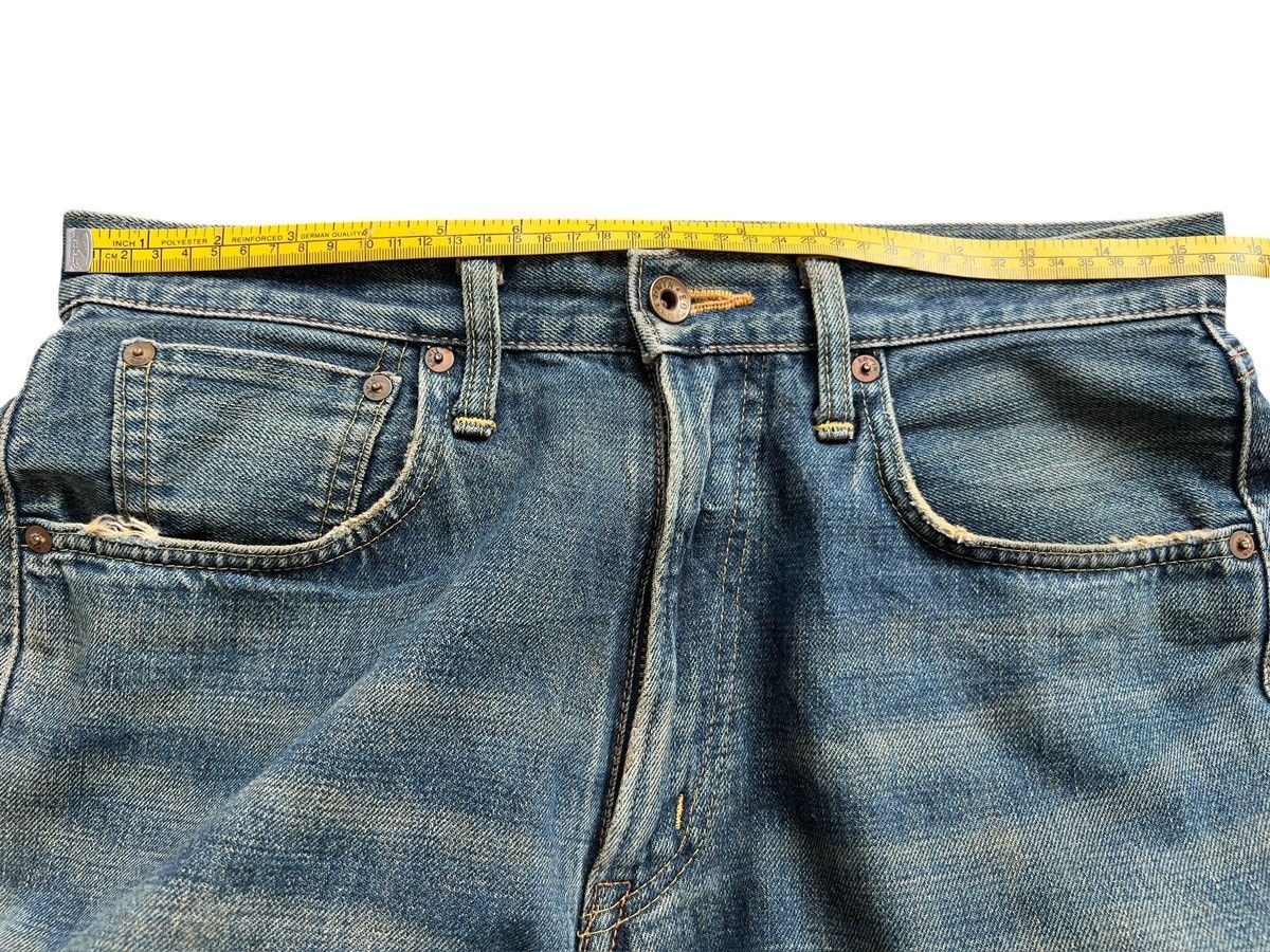 Edwin Vintage Edwin 505 Selvedge MudwashWide Denim Jeans 31x31 Size US 31 - 14 Thumbnail