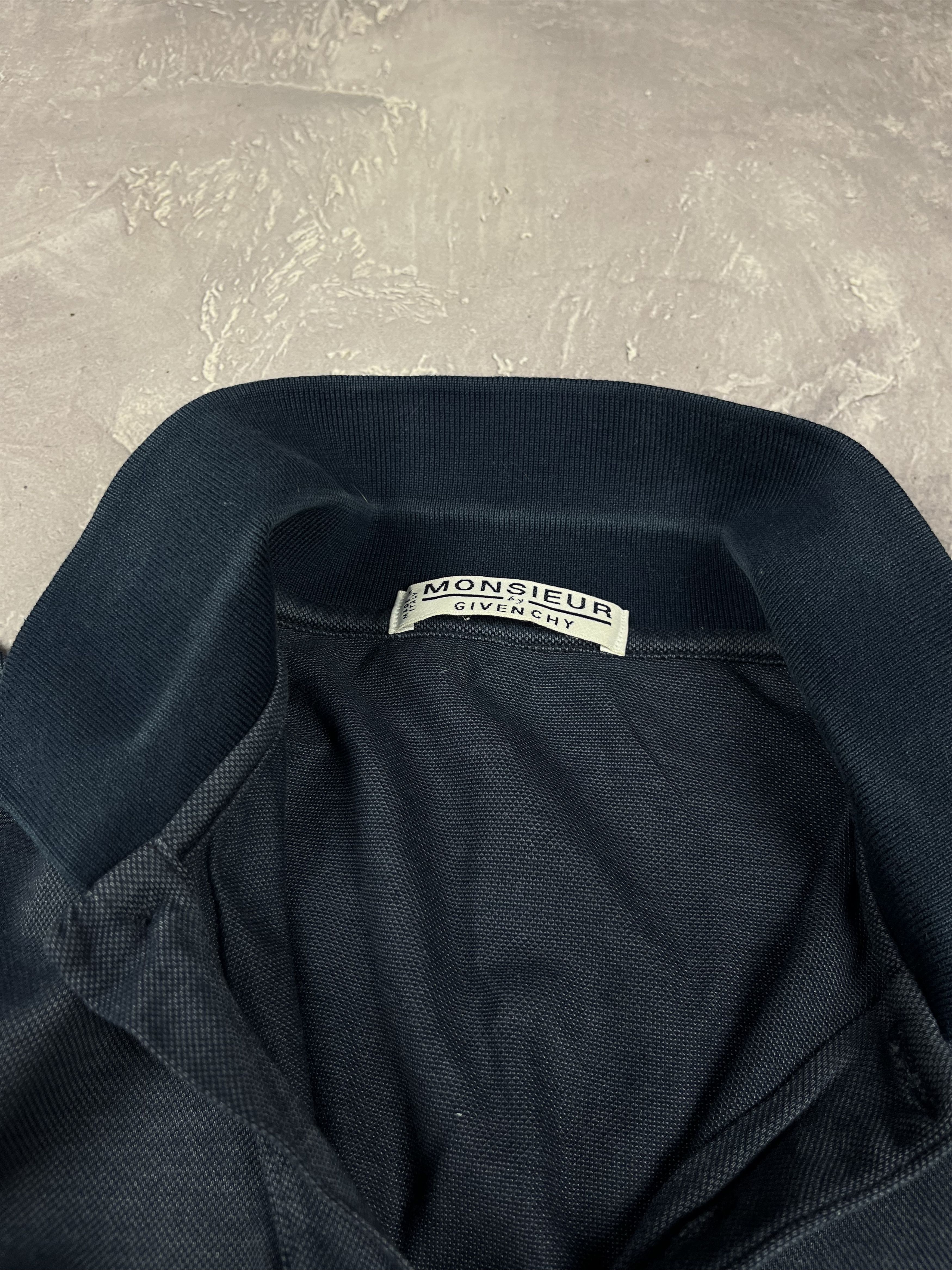 Givenchy Monsieur by Givenchy Vintage Pocket Polo Shirt Blue Size US M / EU 48-50 / 2 - 9 Thumbnail