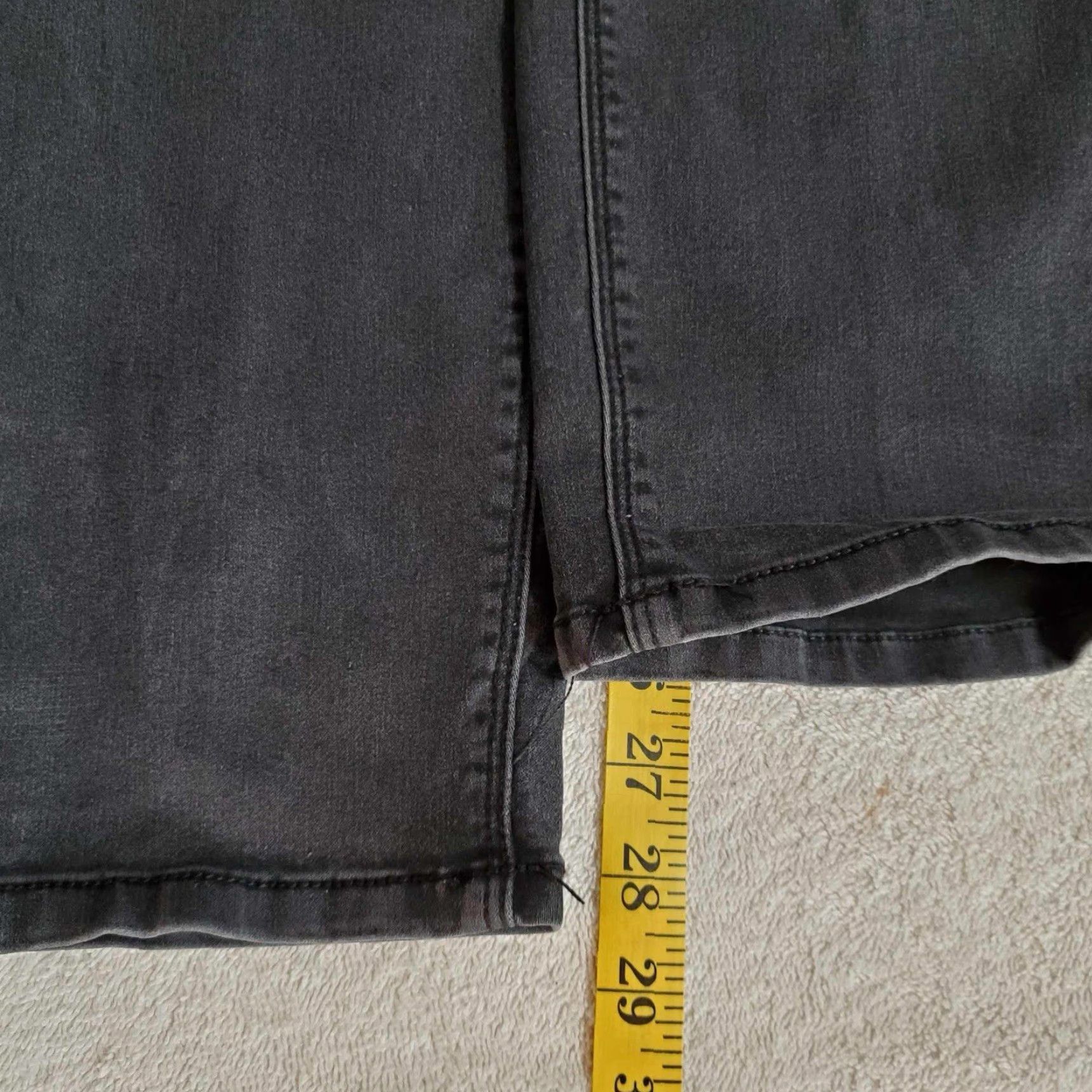 Faded Glory Faded Glory Jeans Womens Skinny 14A Black 34 x 28 Size 14 Size 36" / US 14 / IT 50 - 4 Thumbnail