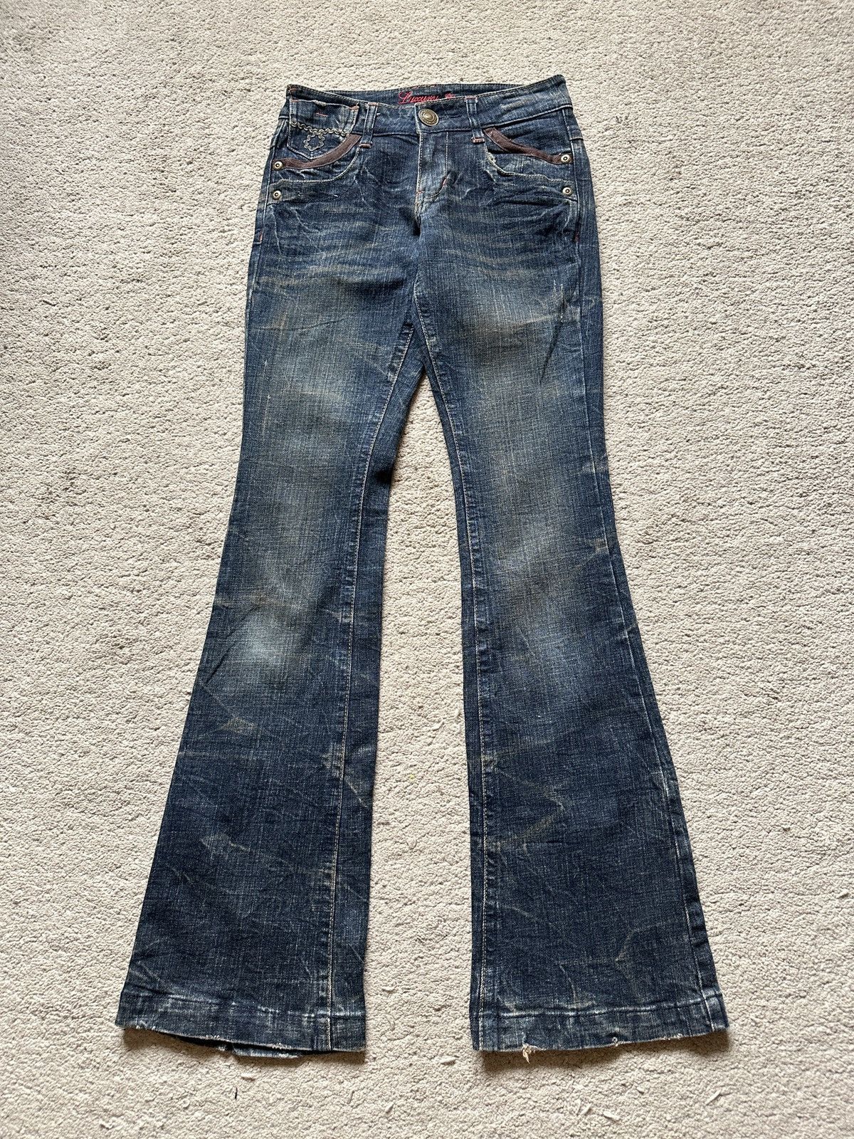 Japanese Brand 1990s Japanese Brand Luxury Style Flare Jeans Size 26" / US 2 / IT 38 - 3 Thumbnail