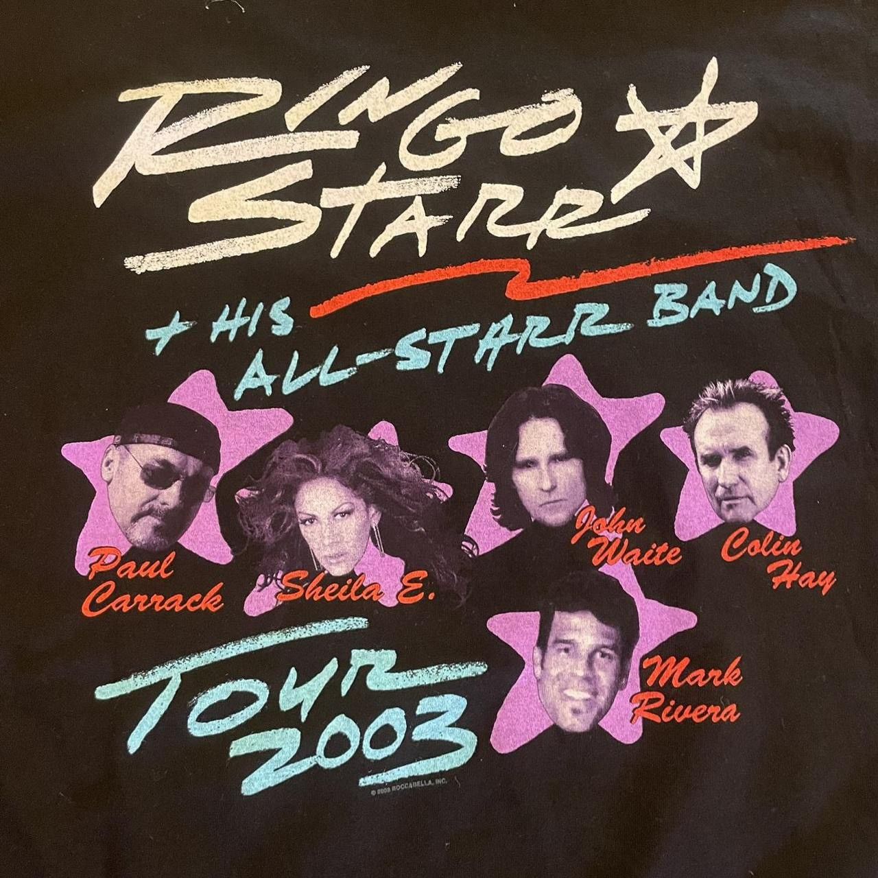 Vintage Vintage 2003 Ringo Starr And Band Tour T-Shirt Size US XL / EU 56 / 4 - 4 Thumbnail