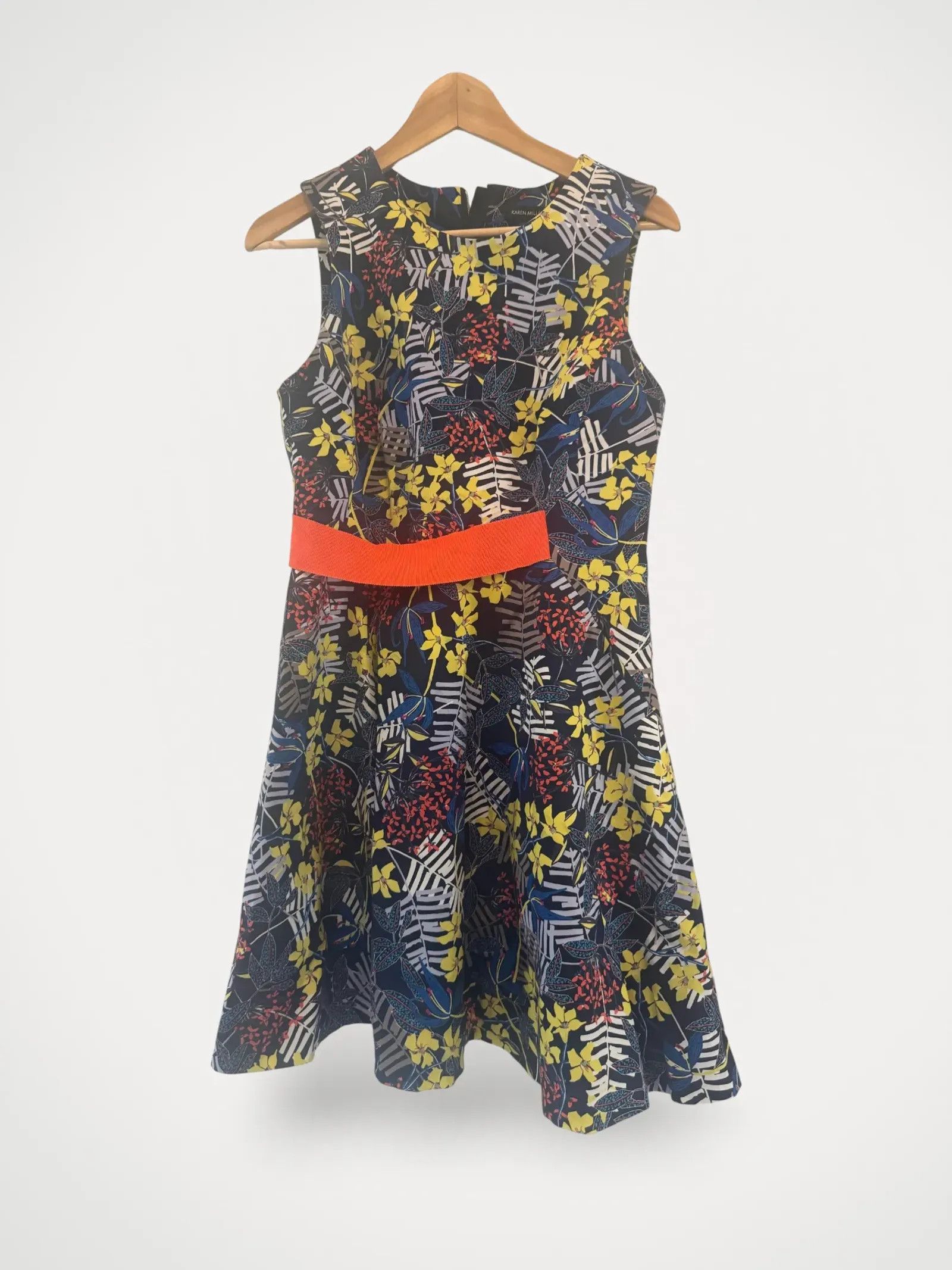 Karen Millen Karen Millen Fit & Flare Floral Dress Dress Size M / US 6-8 / IT 42-44 - 1 Thumbnail