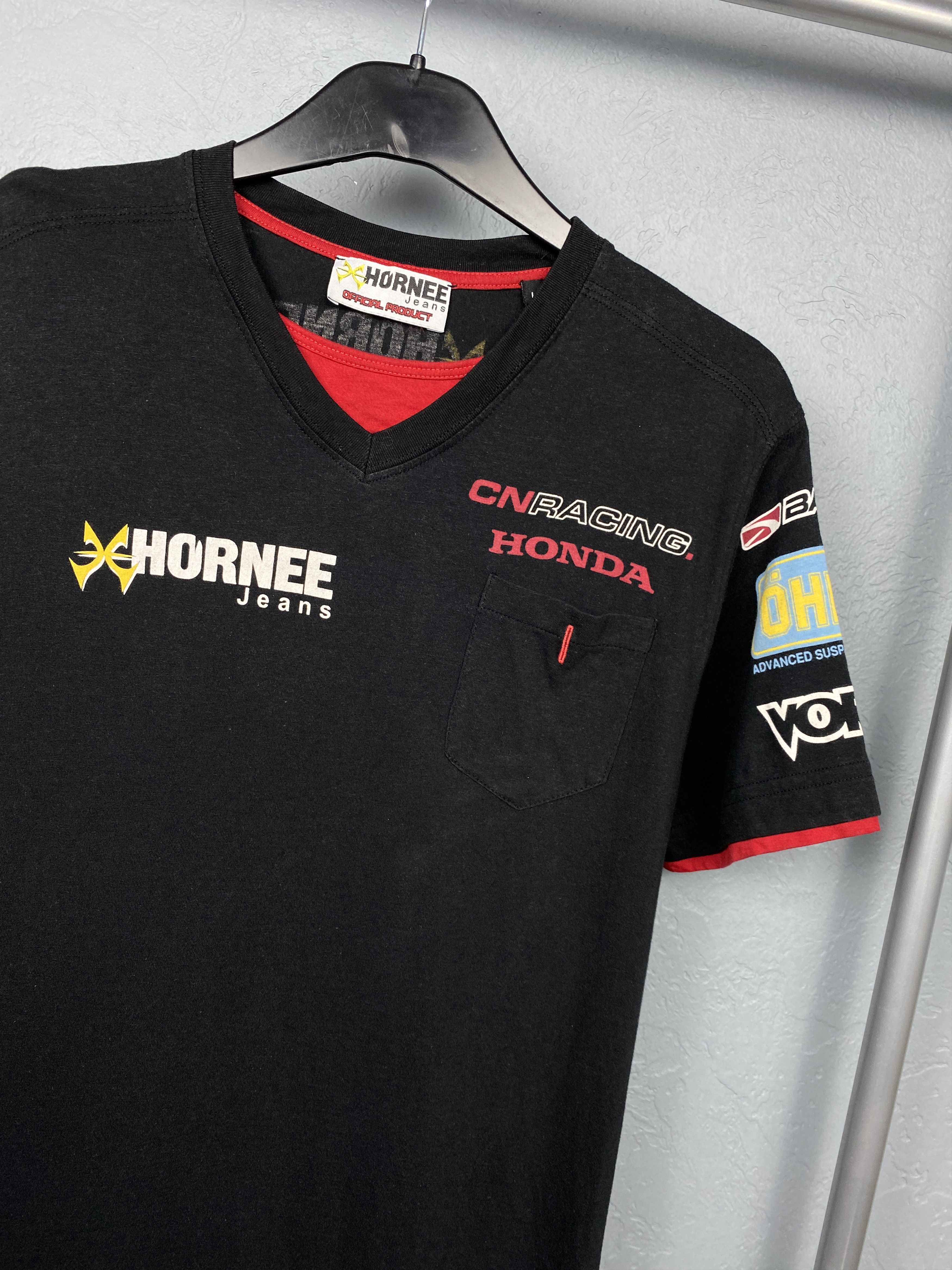 Honda × Vintage Honda Racing Team Vintage Mens T-Shirt Tee Size US L / EU 52-54 / 3 - 2 Thumbnail