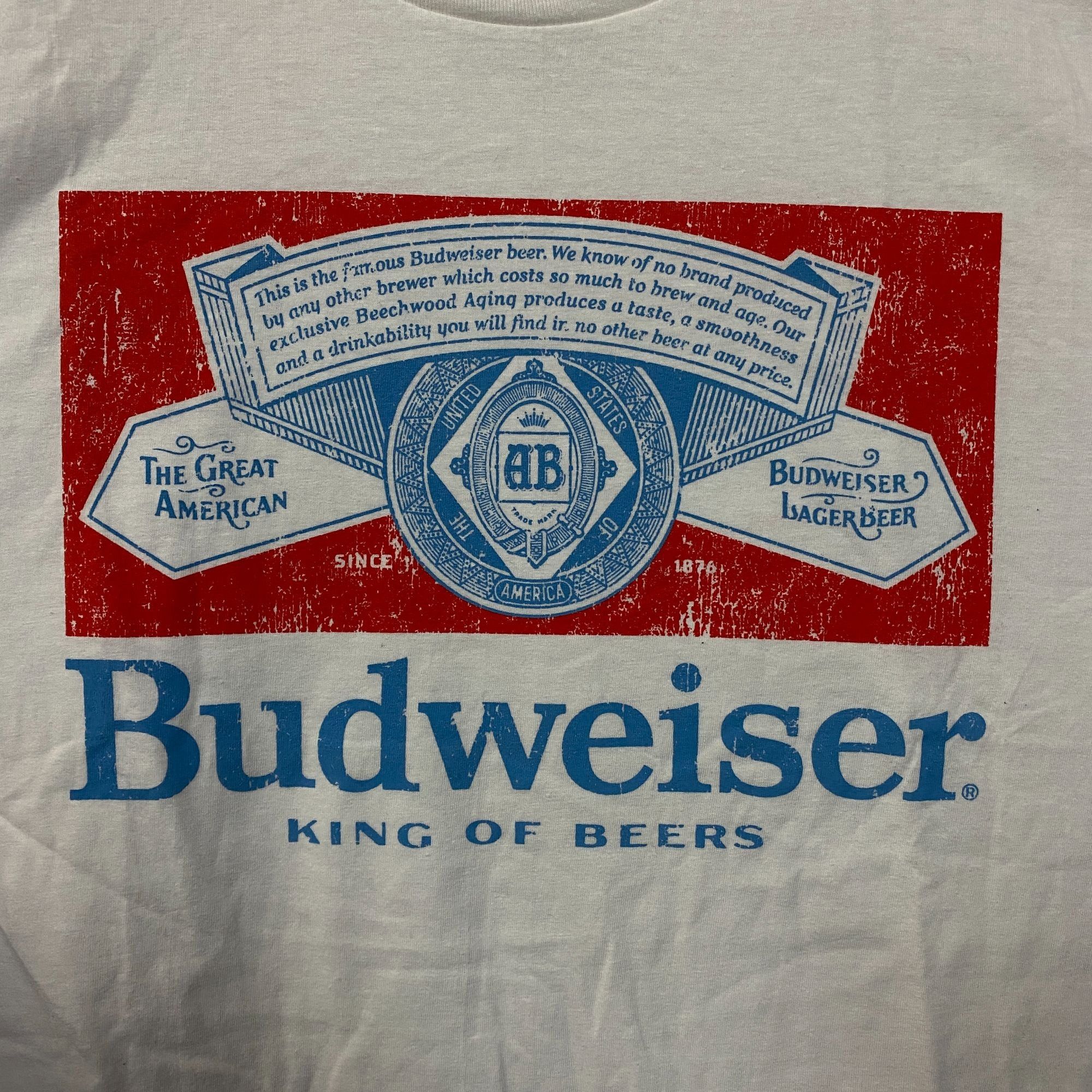 Budweiser Budweiser King Of Beers Vintage Style Graphic T-Shirt 2XL Size US XXL / EU 58 / 5 - 2 Thumbnail