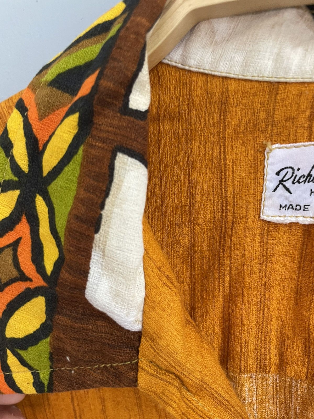 Vintage Vintage 60s Richard Douglas zip up Hawaiian shirt Size US M / EU 48-50 / 2 - 9 Thumbnail