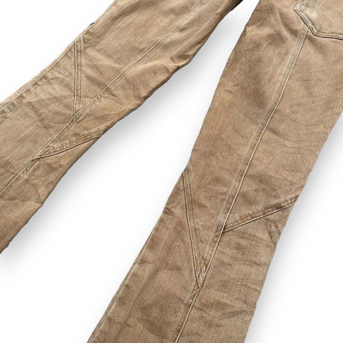If Six Was Nine × Japanese Brand × Le Grande Bleu (L.G.B.) VINTAGE JAPANESE SUPER FLARE DENIM PANTS Size 26" / US 2 / IT 38 - 12 Thumbnail