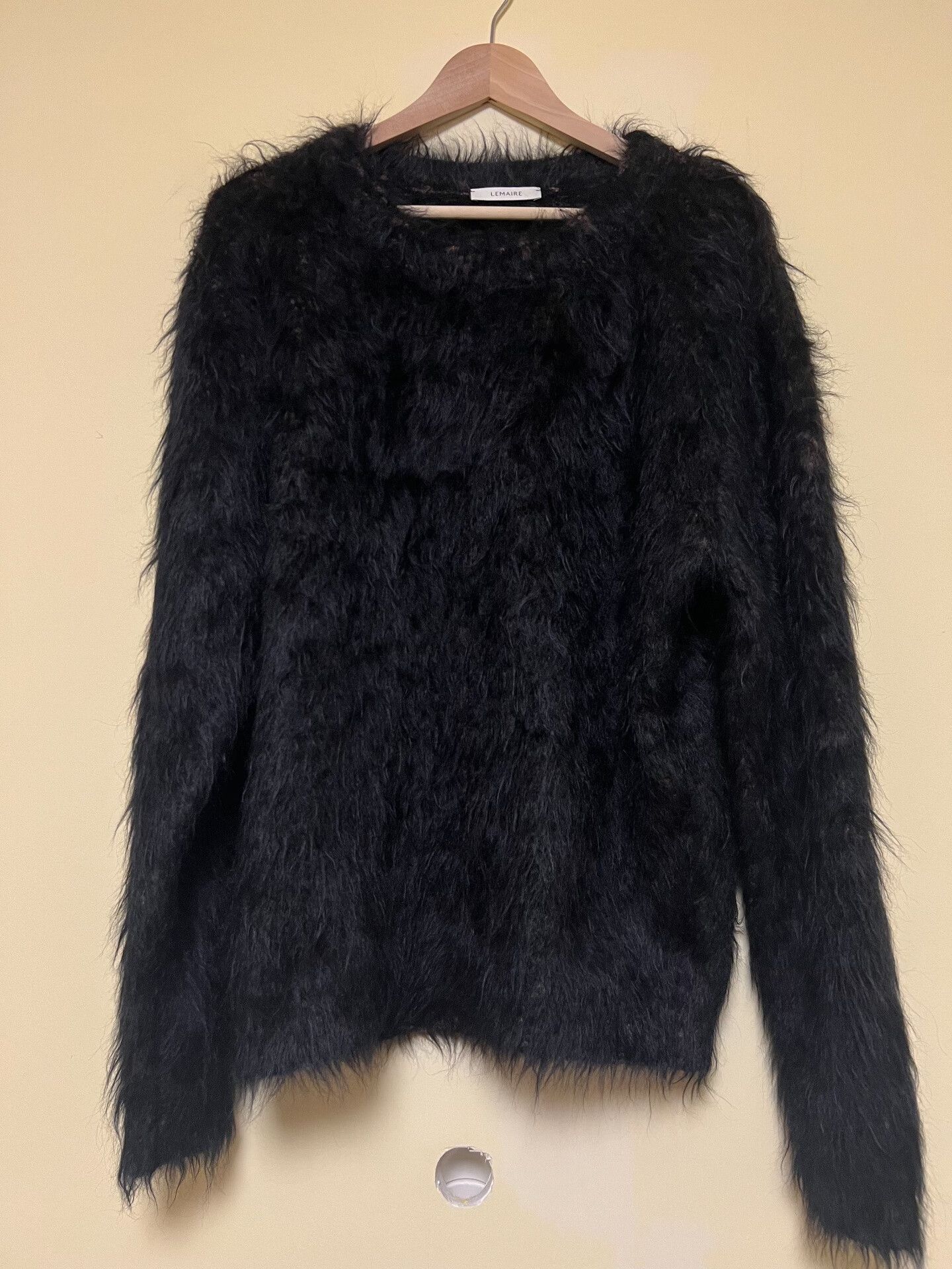 Lemaire Lemaire Black Mohair Sweater Pullover Size US M / EU 48-50 / 2 - 1 Thumbnail