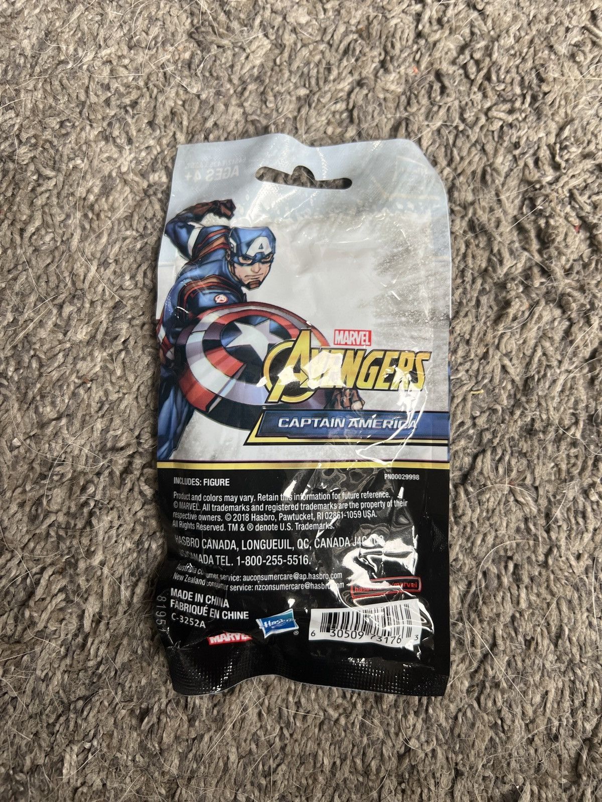 Marvel Comics 2018 Hasbro Marvel Avengers Captain America Figure Size ONE SIZE - 2 Thumbnail