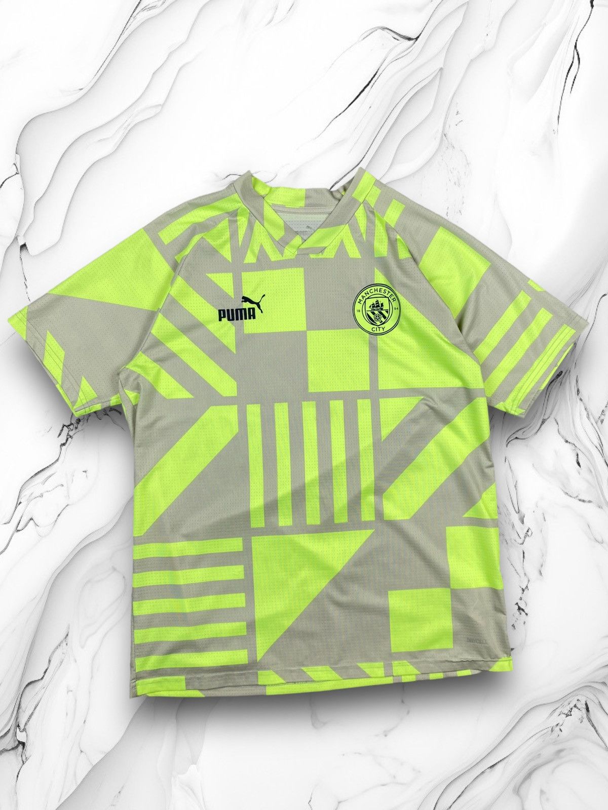 Adidas Puma Manchester City Soccer Jersey T Shirt Size US S / EU 44-46 / 1 - 1 Thumbnail