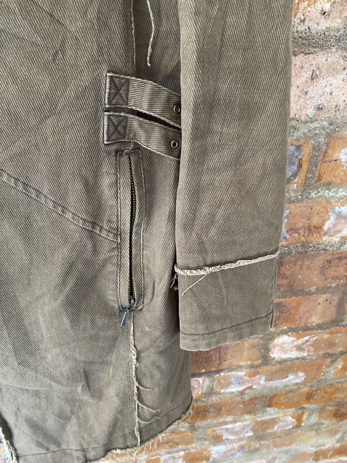 Morgan Homme 2000s Morgan Home Unfinished Fringe Hem Jacket Size US M / EU 48-50 / 2 - 10 Thumbnail