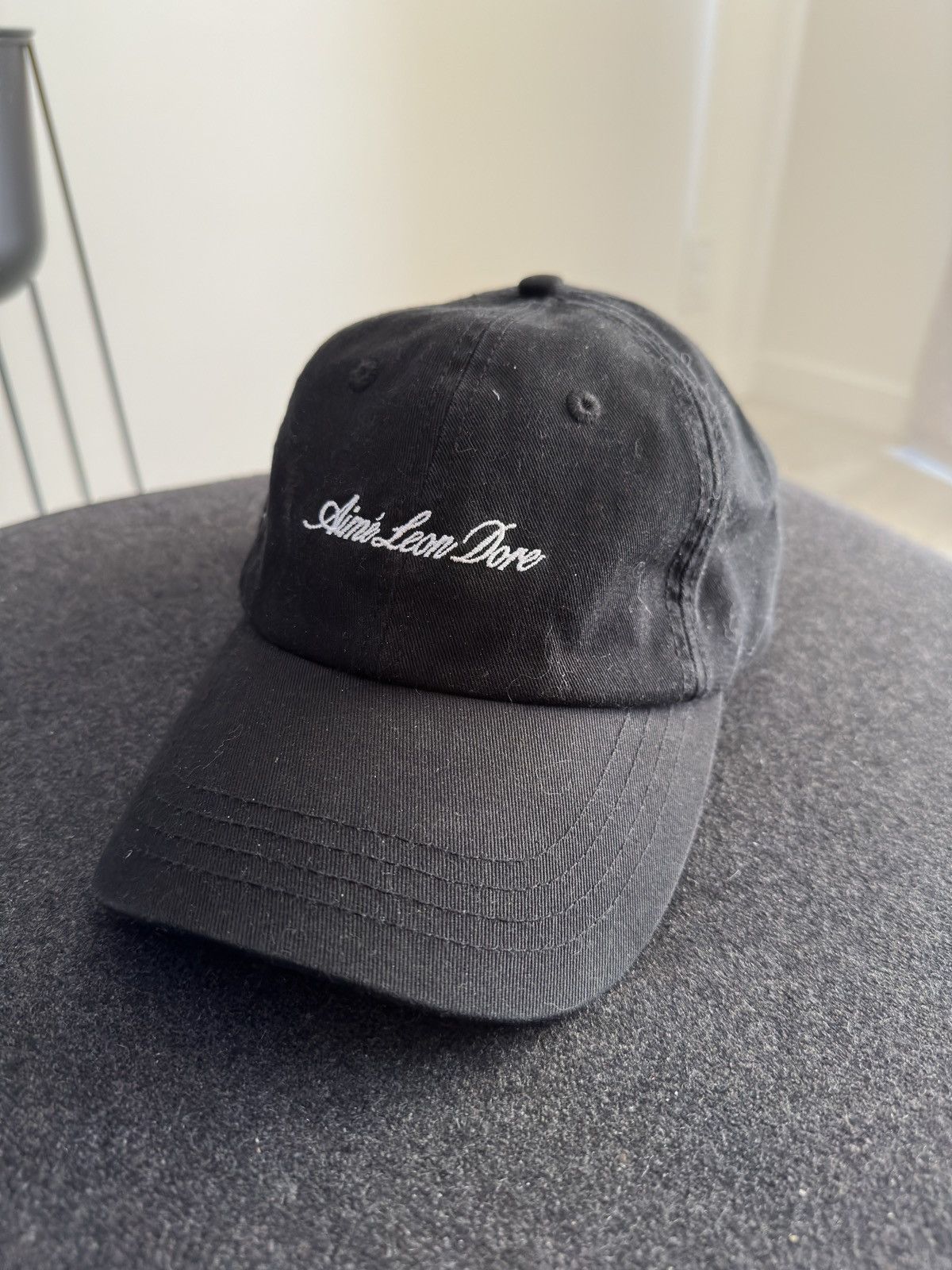 Aime Leon Dore ALD Black Script Logo Hat | Grailed