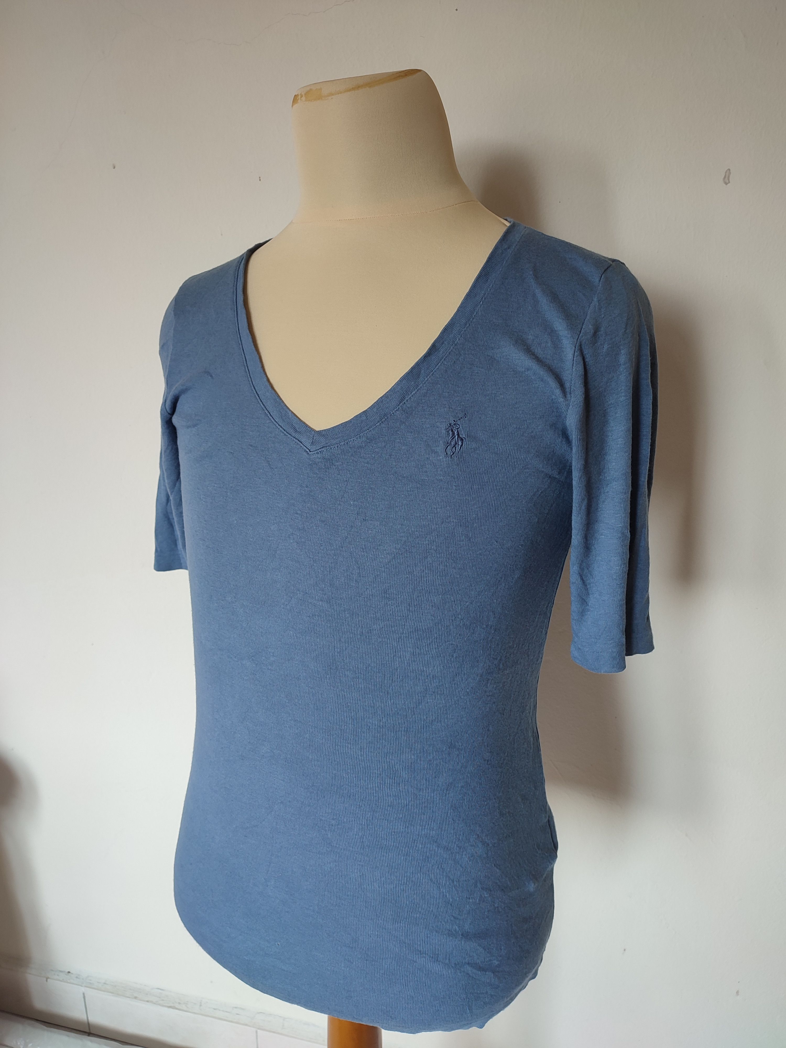 Vintage Vintage Polo Ralph Lauren Knitted Single Stitch Size S / US 4 / IT 40 - 1 Thumbnail