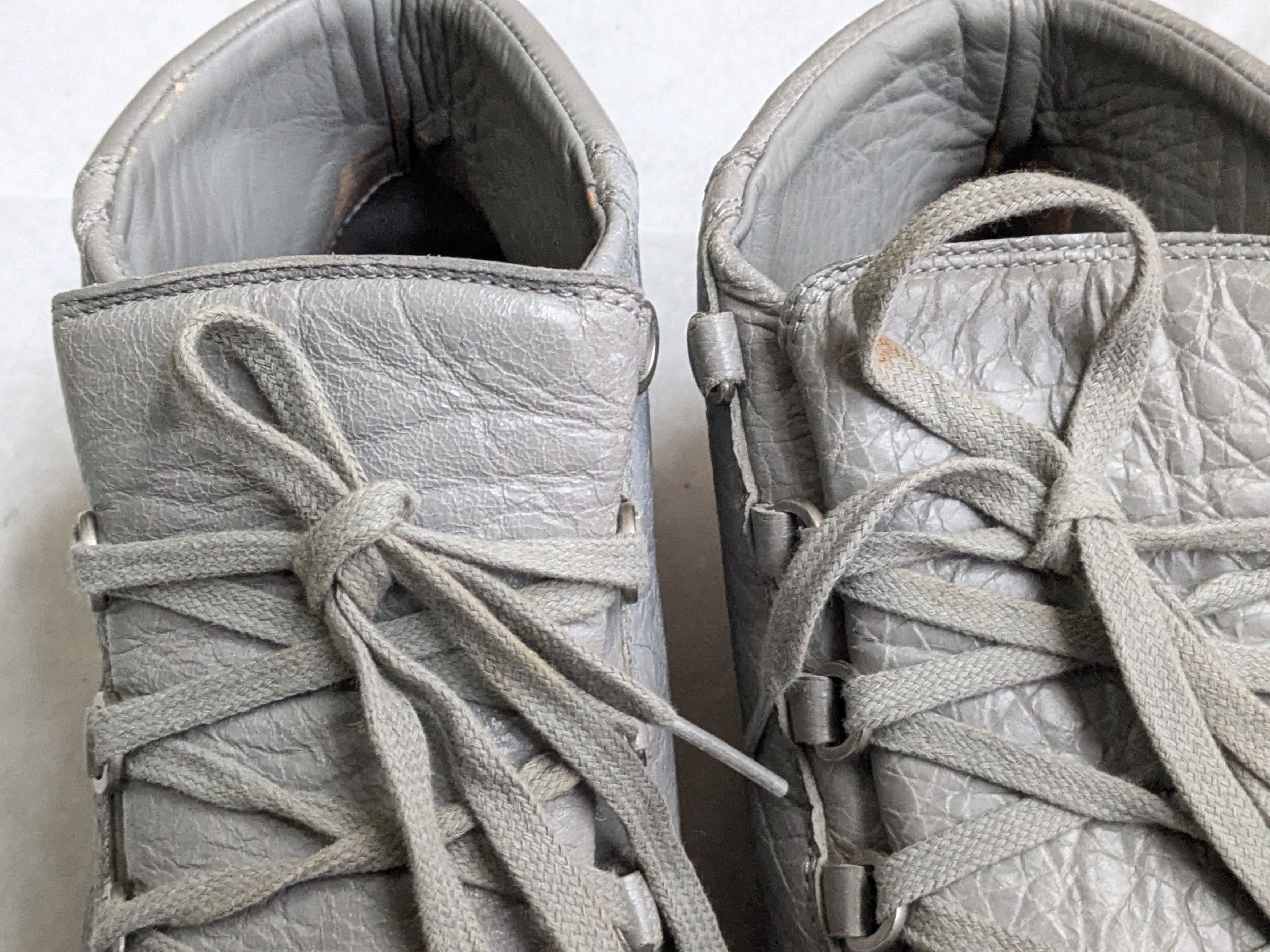 Balenciaga Balenciaga Arena Gray 11 High Tops Leather Size US 13 / EU 46 - 2 Thumbnail