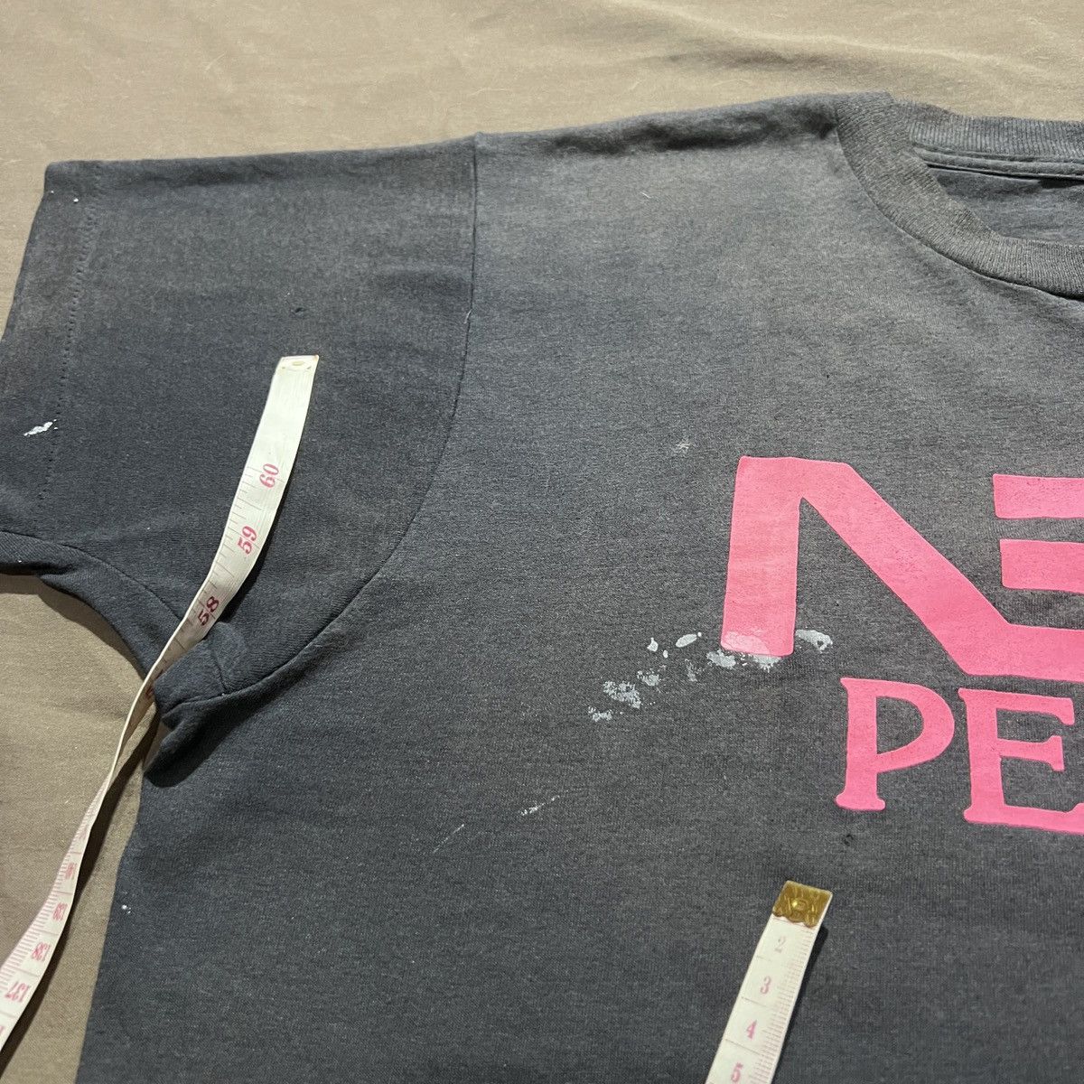 NASCAR Rare Vintage 80s NEER Perfect Racing Tee Faded Thrashed Size US XL / EU 56 / 4 - 4 Thumbnail