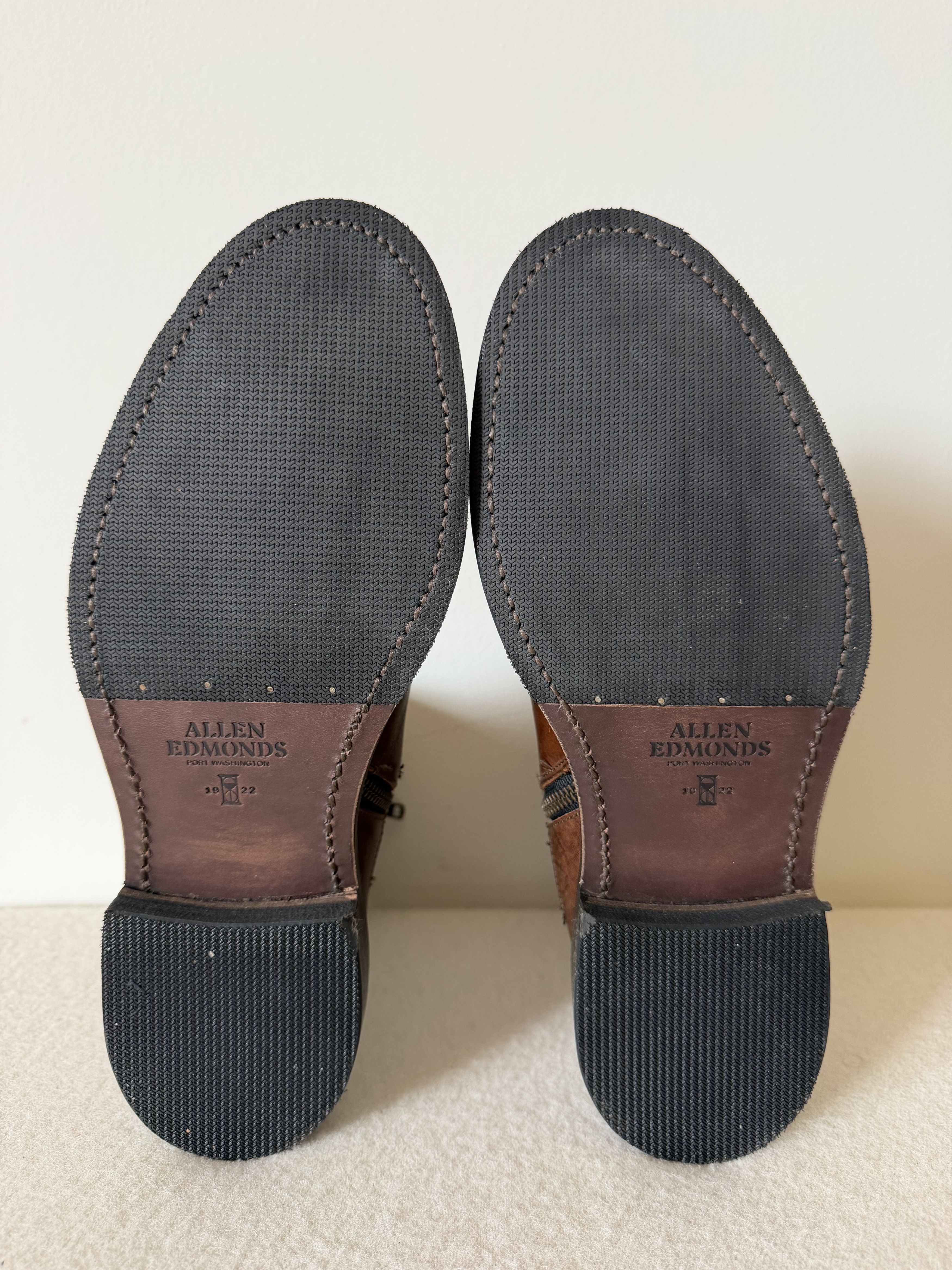 Allen Edmonds Allen Edmonds Tompkins Leather Zip Boots in Brown Size US 8 / EU 41 - 6 Thumbnail