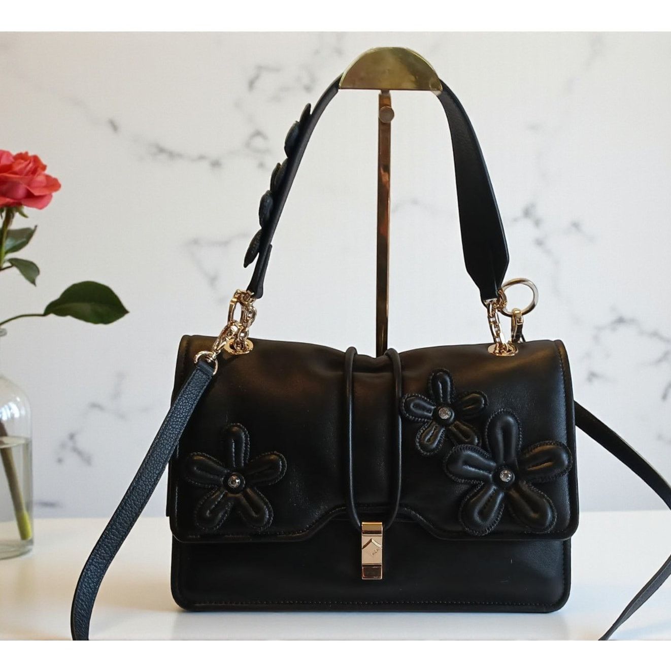 MCM NWT MCM Limited Collection Medium Leather Shoulder/Crossbody Size ONE SIZE - 1 Thumbnail