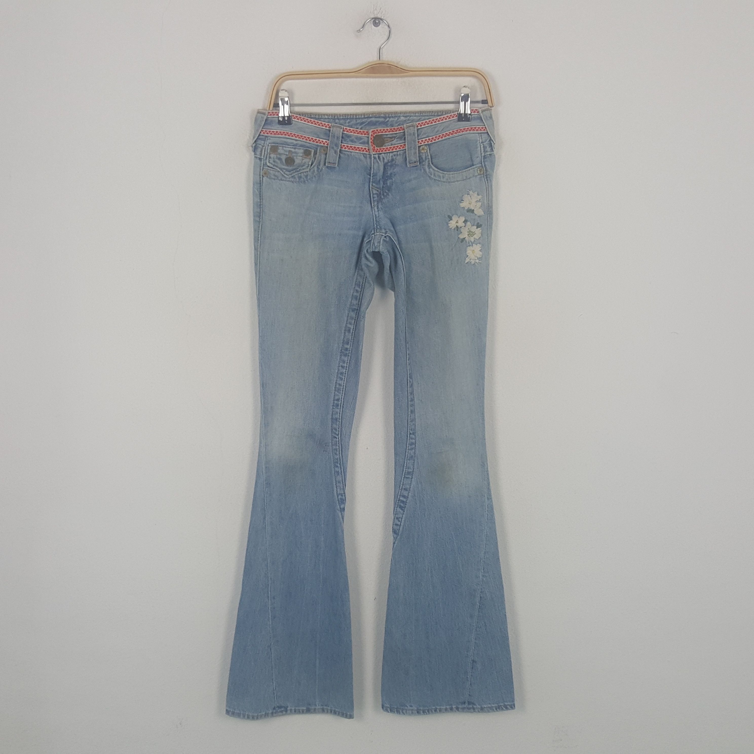 True Religion Vintage True Religion American Bootcut Denim Jeans C297N7 Size 28" / US 6 / IT 42 - 1 Thumbnail