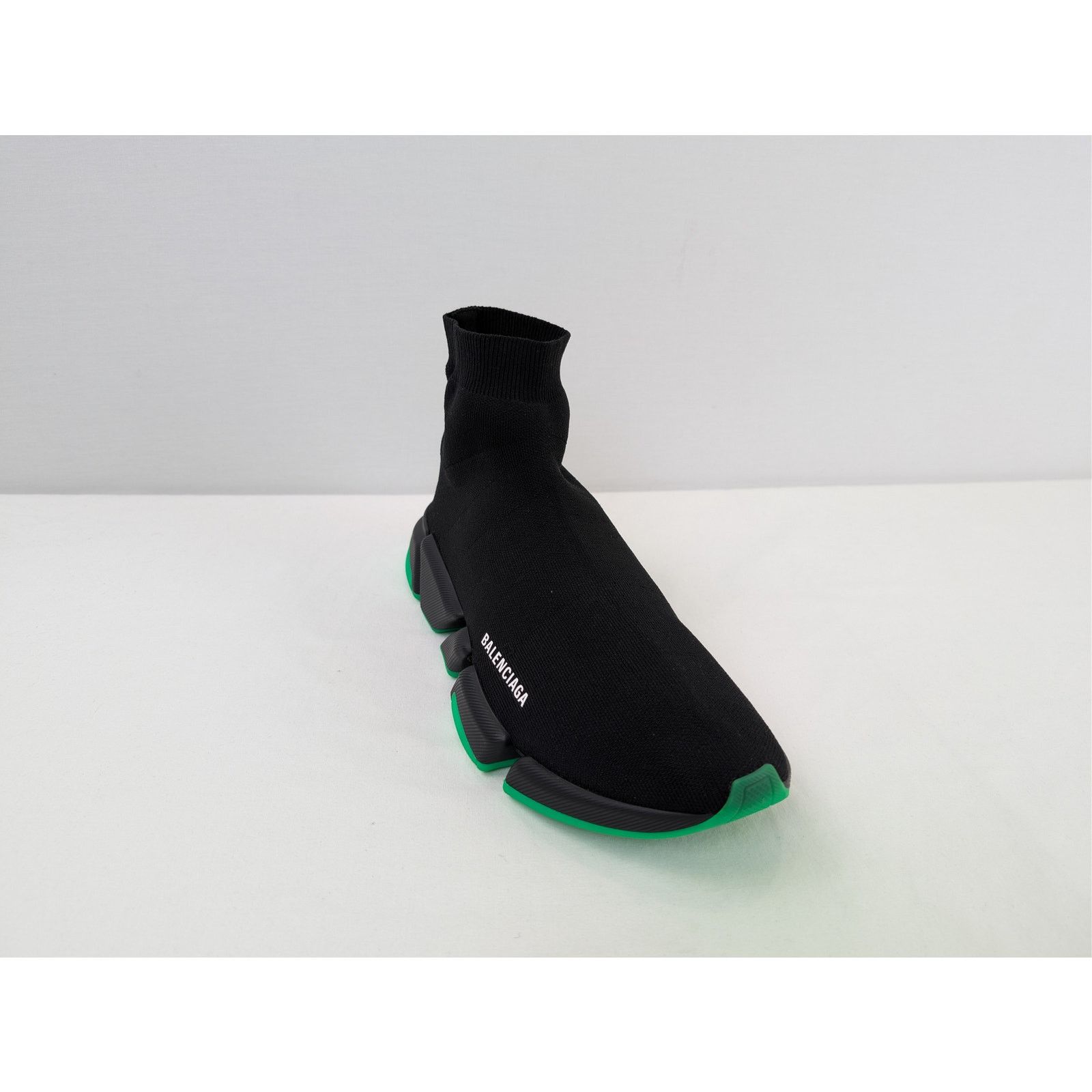 Balenciaga o1rshd1 Rec Knit/Clear Speed 2.0 Clearsole Sneakers in Black Size US 12 / EU 45 - 3 Thumbnail