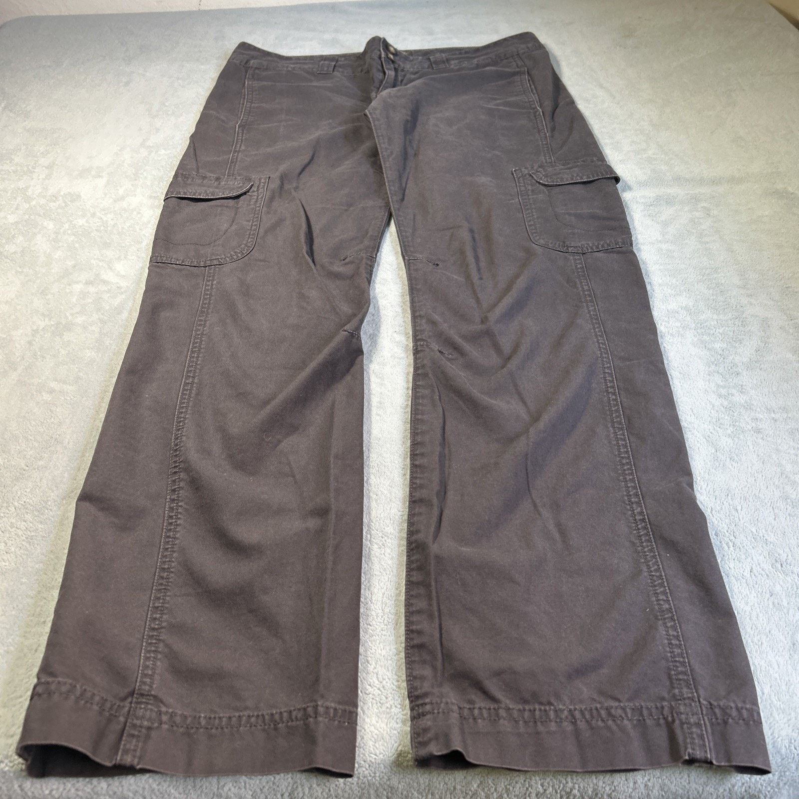 Eddie Bauer Straight Cargo Pants Wms 10 36x30 Hamilton Utility Surplus Size 36" / US 14 / IT 50 - 2 Thumbnail
