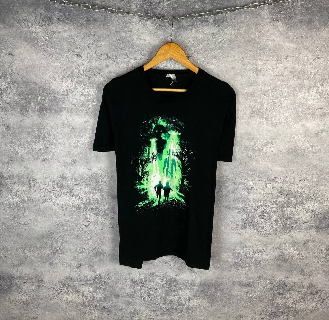 Vintage X-Files Tee Men's Size M Black Short Sleeve Size US M / EU 48-50 / 2 - 1 Thumbnail