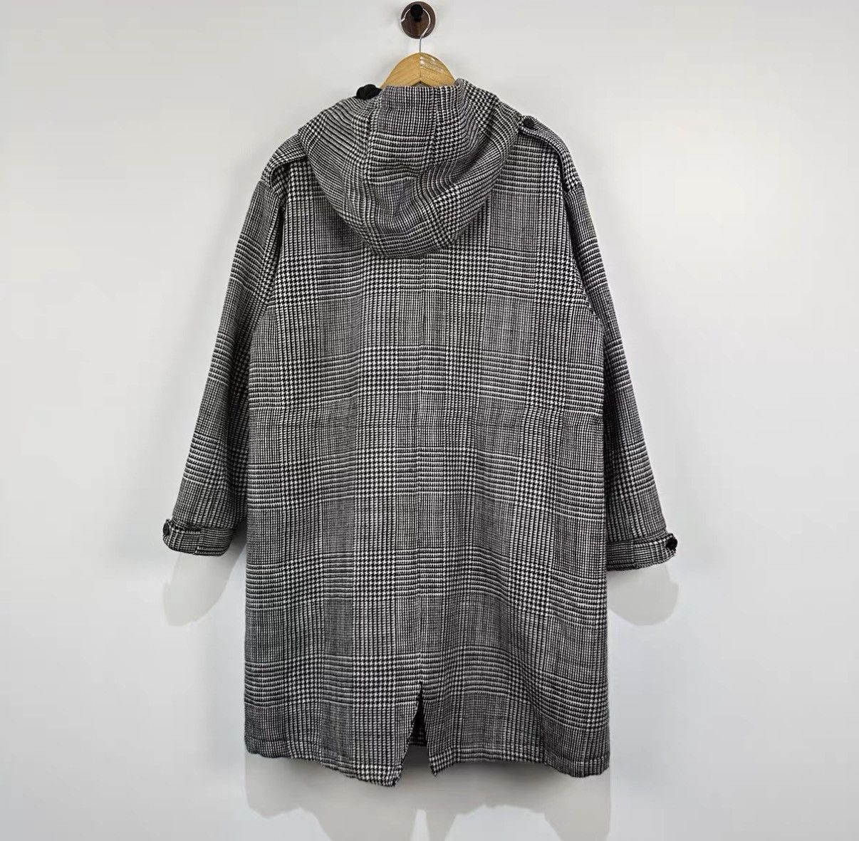 Emporio Armani Emporio Armani Houndstooth Wool Coat J42 Size US S / EU 44-46 / 1 - 2 Thumbnail