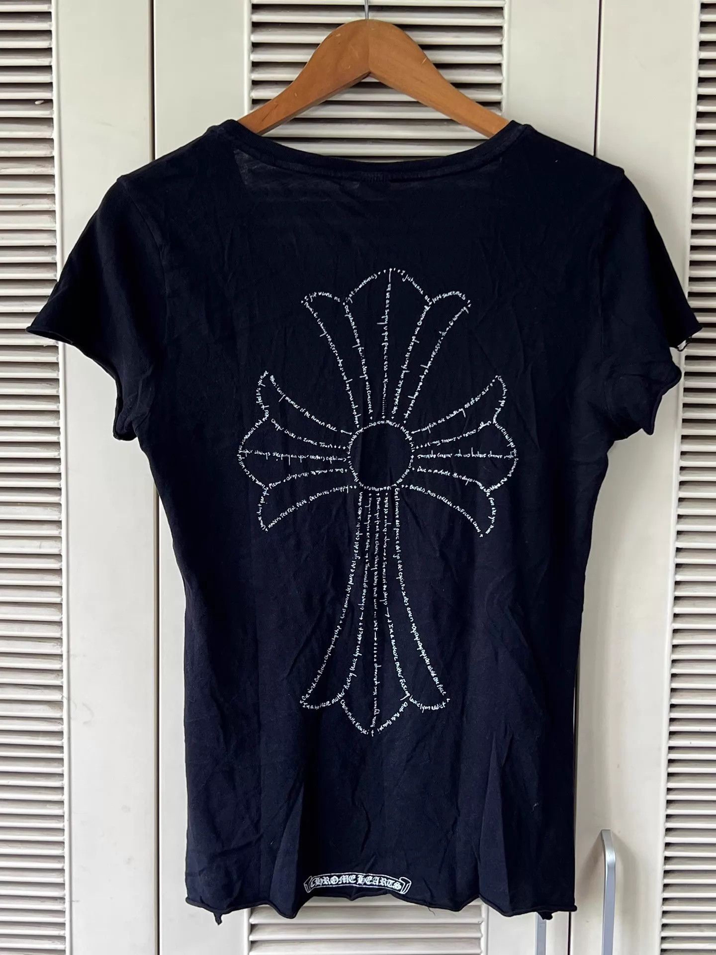 Chrome Hearts Chrome Hearts Black Cross Tee Women's XL Size XL / US 12-14 / IT 48-50 - 2 Thumbnail