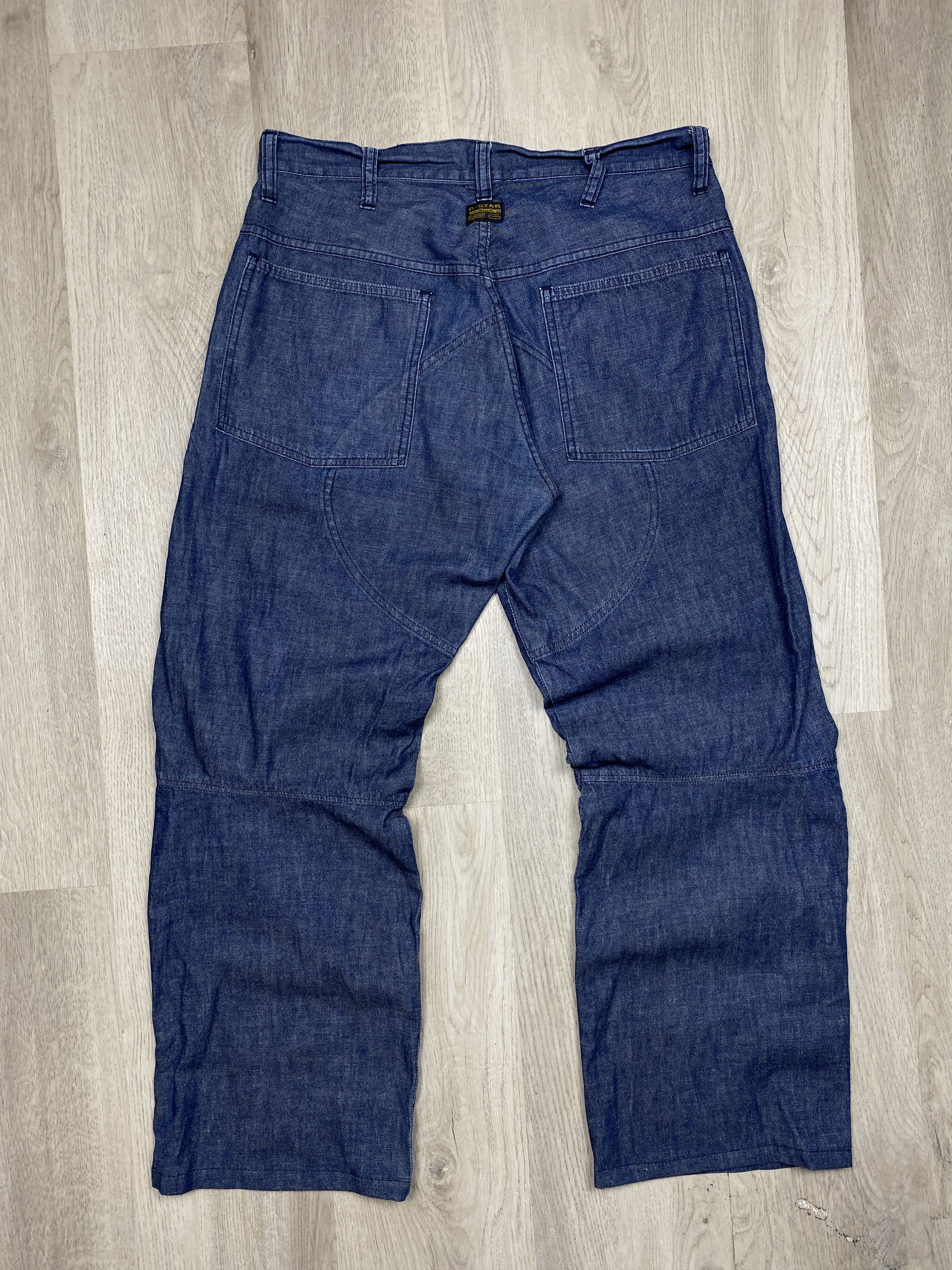 G-Star G Star Raw Mens Denim Pants Jeans Double Knee Size US 32 / EU 48 - 6 Thumbnail