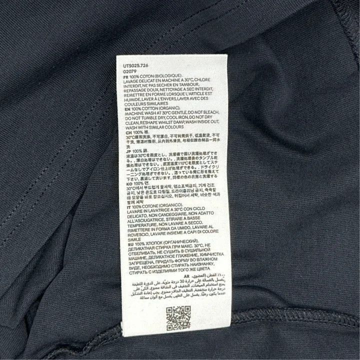 AMI Ami Paris Black Logo Print T-Shirt -2507 Size US L / EU 52-54 / 3 - 2 Thumbnail