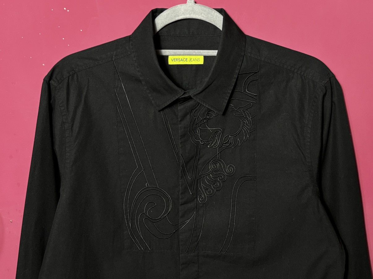Versace Versace jeans pantera black men's shirt L size Size US M / EU 48-50 / 2 - 2 Thumbnail