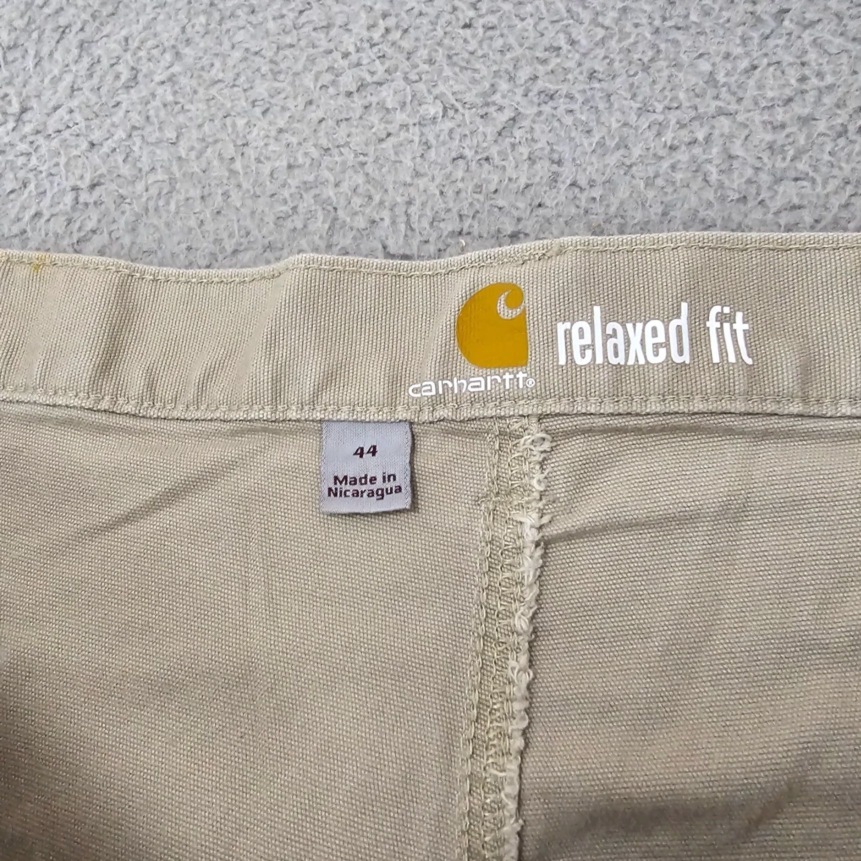 Carhartt Carhartt Cargo Shorts Mens 44 Tan Cotton Canvas Workwear Cargo Pocket Relaxed Size US 44 / EU 60 - 4 Thumbnail