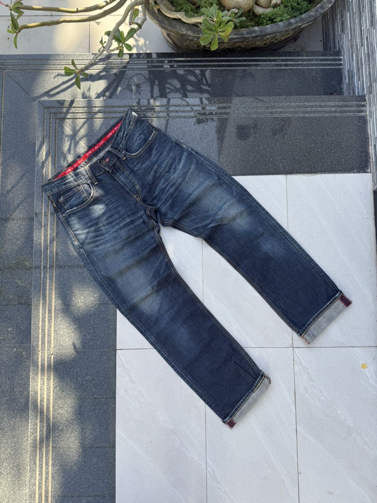 Other 90’s EDWIN RARE POCKET BACK LOGO RETRO Y2K CASUAL DENIM Size US 32 / EU 48 - 2 Thumbnail
