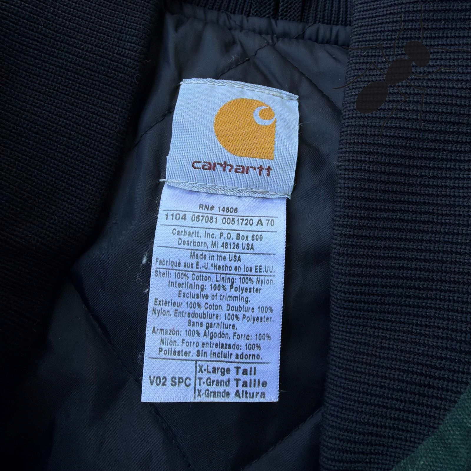Carhartt × Vintage Carhartt V02 SPC XL tall green work wear vest Size US XL / EU 56 / 4 - 3 Thumbnail