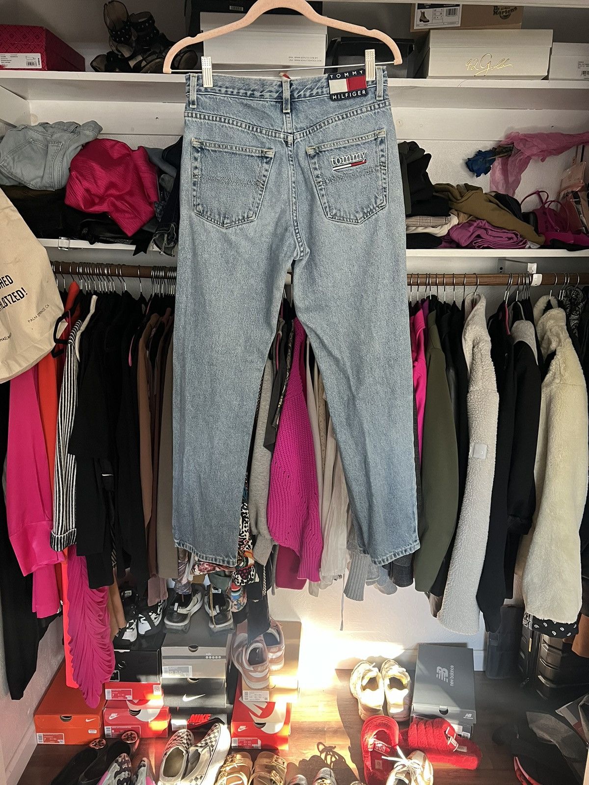 Tommy Hilfiger × Vintage Vintage 90s Tommy Hilfiger distressed relaxed fit jeans Size 27" / US 4 / IT 40 - 8 Thumbnail
