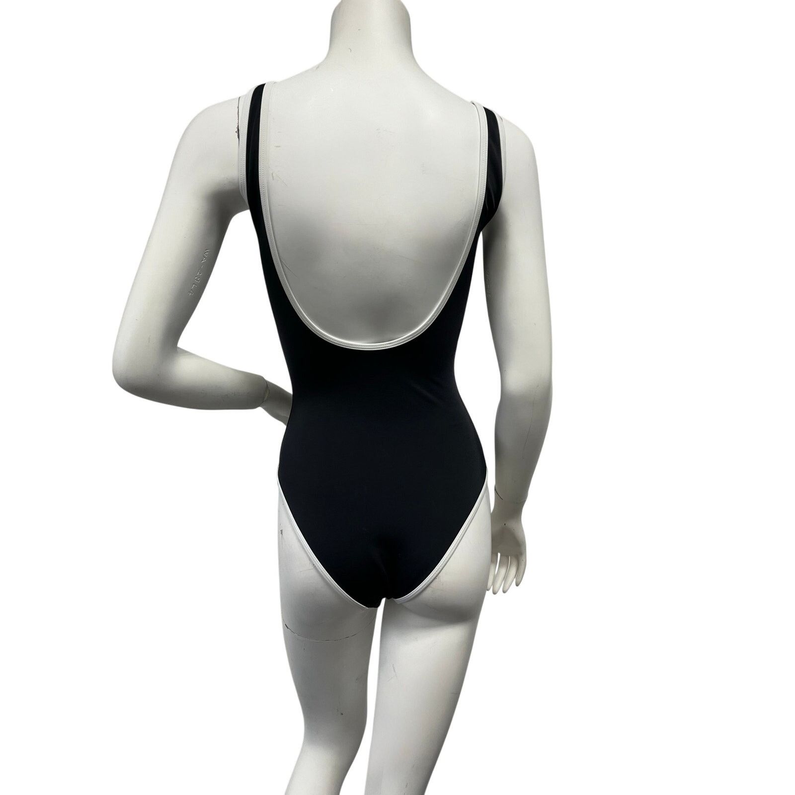 Balmain Balmain Paris Black Logo One Piece Swimsuit Size ONE SIZE - 2 Thumbnail