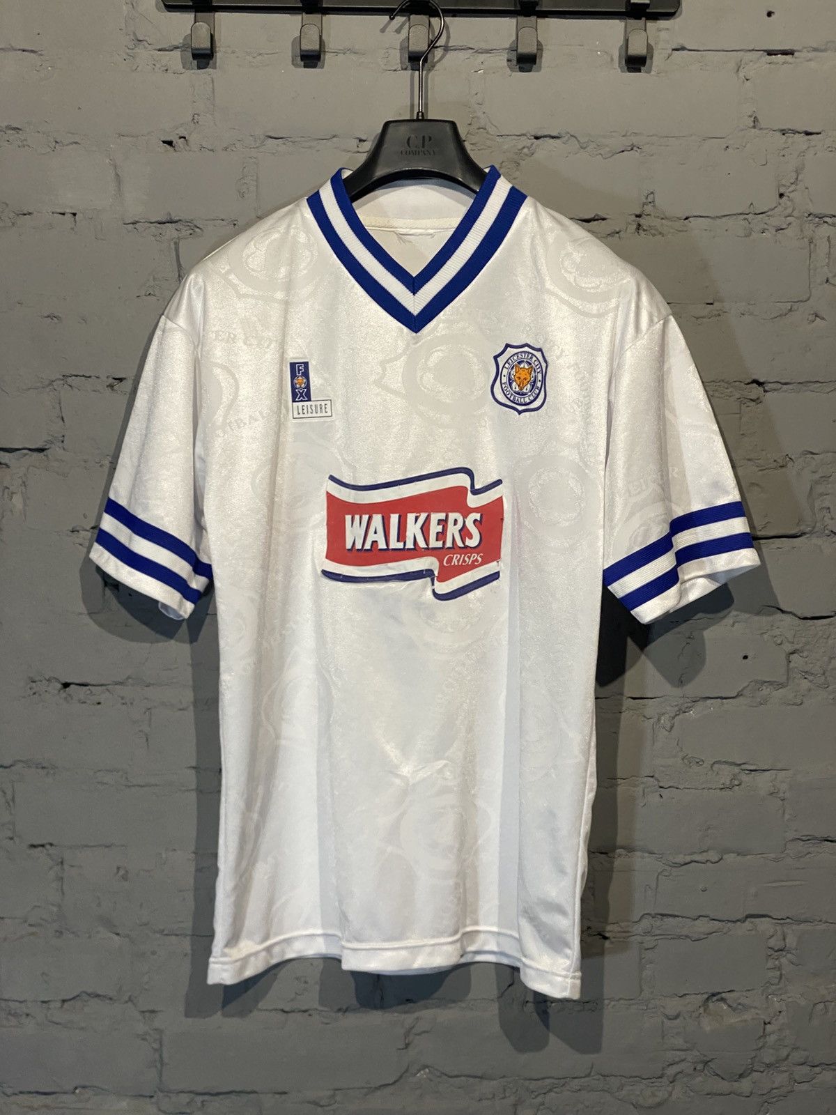 Vintage Jersey Leicester City vintage walkers crisps 1996 Size US XL / EU 56 / 4 - 1 Thumbnail