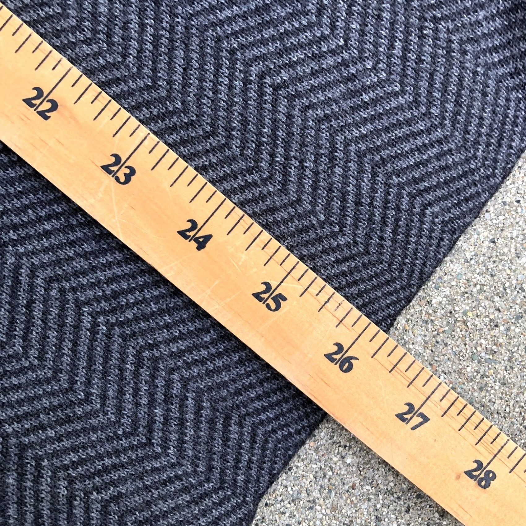 Vintage WOOLOVERS Sweater Vest Men's MED Grey Cotton Cashmere Blend Herringbone Button Size US M / EU 48-50 / 2 - 8 Thumbnail