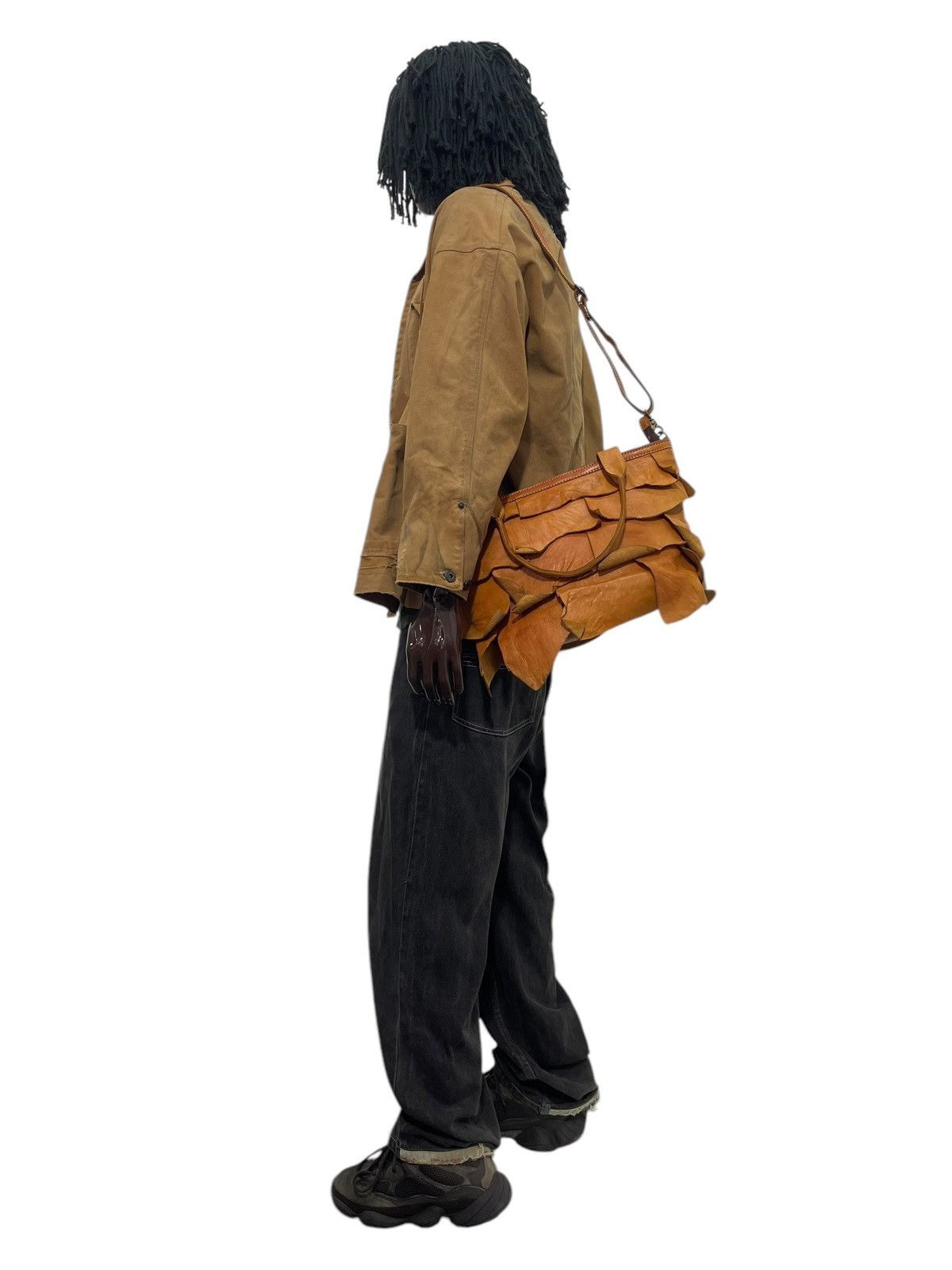 Genuine Leather Full Leather Patina Peaks Peak Japan Tote Shoulder Bag 1🟩7 Size ONE SIZE - 3 Thumbnail