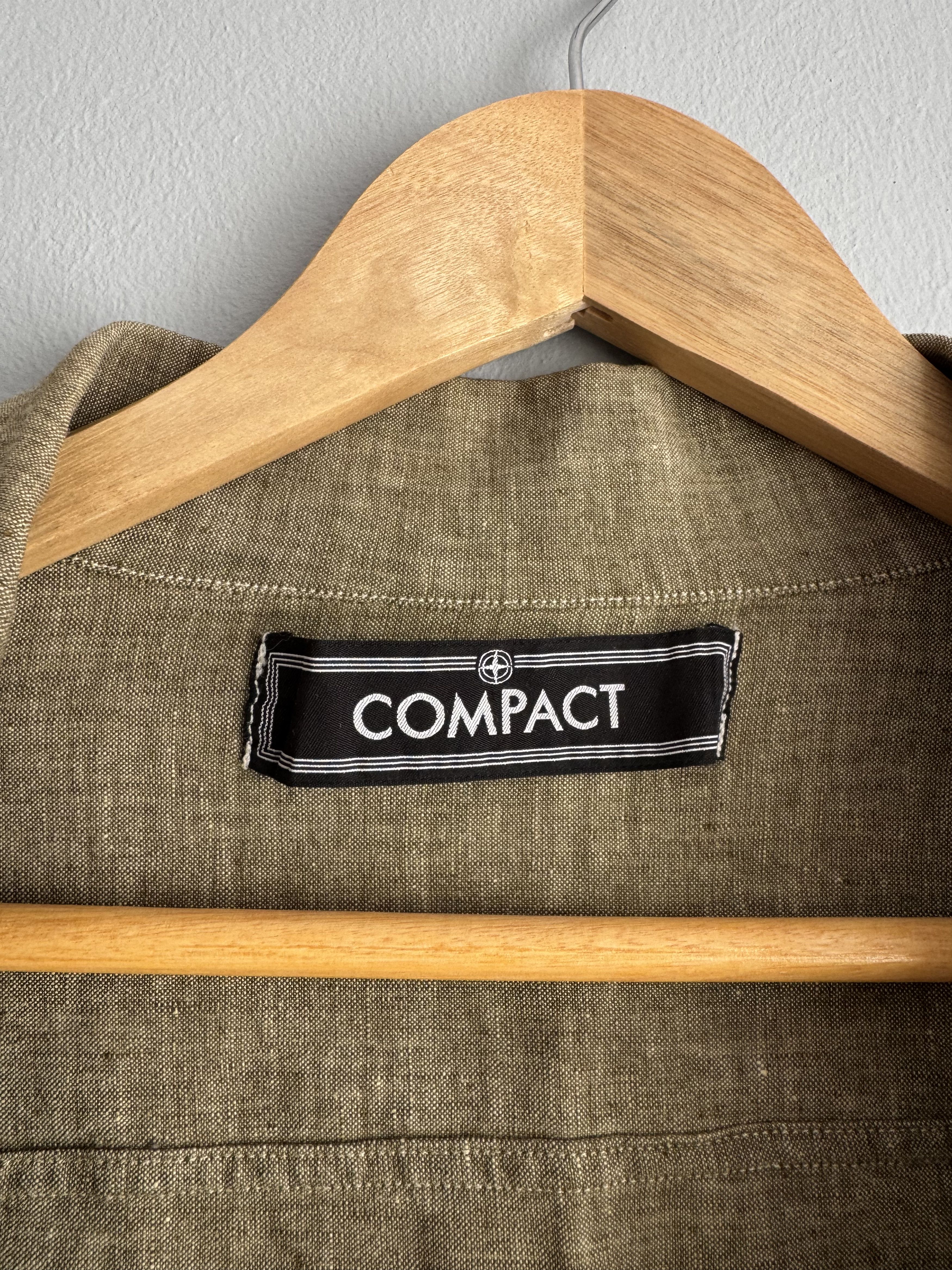 Stone Island RARE Stone Island 90s Compact Flax Linen Jacket Garment Dyed Size US L / EU 52-54 / 3 - 11 Thumbnail