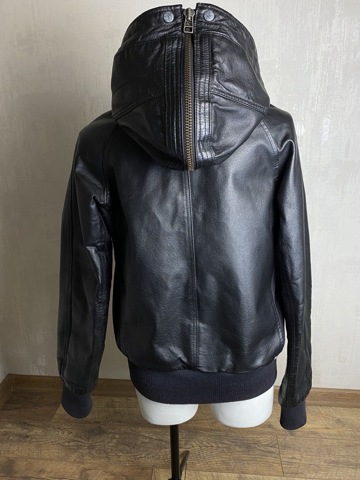 Puma Puma Archive "Clyde" Leather Hooded Jacket Rare Futuristic Size L / US 10 / IT 46 - 13 Thumbnail