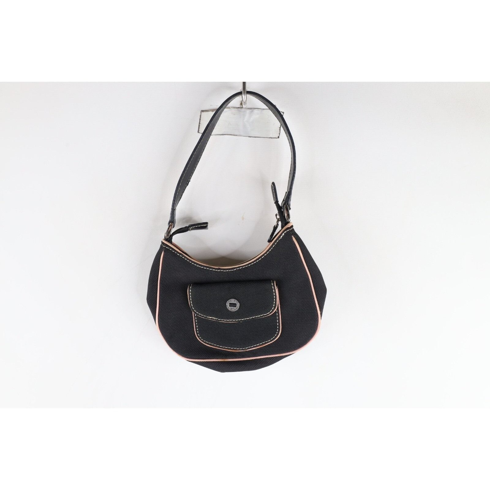 Tommy Hilfiger Vintage 90s Y2K Tommy Hilfiger Nylon Leather Babydoll Purse Size ONE SIZE - 1 Thumbnail