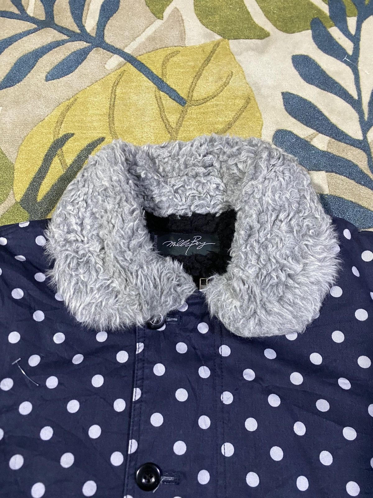 Japanese Brand Milk boy polcadot fur jacket very rare Size US M / EU 48-50 / 2 - 9 Thumbnail