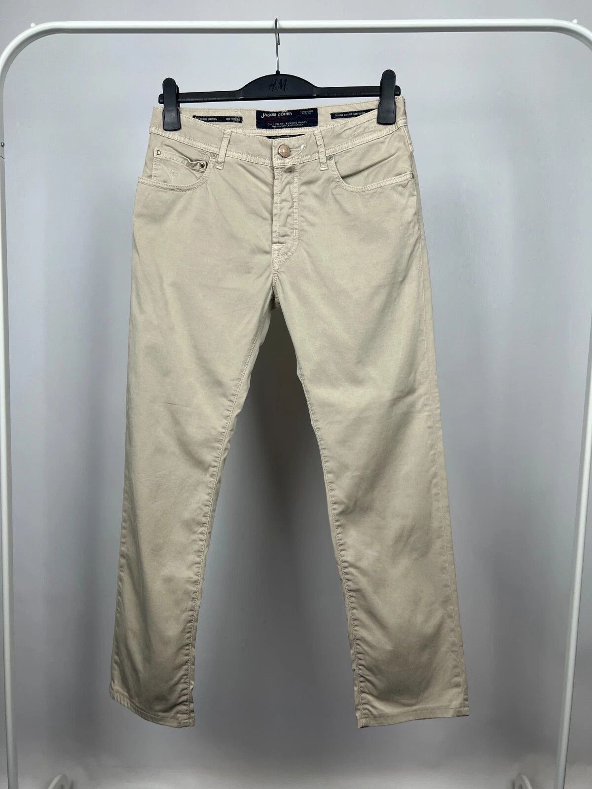 Jacob Cohen Jacob Cohen Beige Casual Handmade Italian Tailored Jeans Size US 30 / EU 46 - 1 Thumbnail