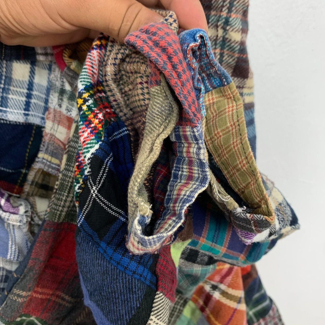 Other Vintage Rebuild Patchwork Flannel Shirt Archive Grunge Style Size US M / EU 48-50 / 2 - 11 Thumbnail