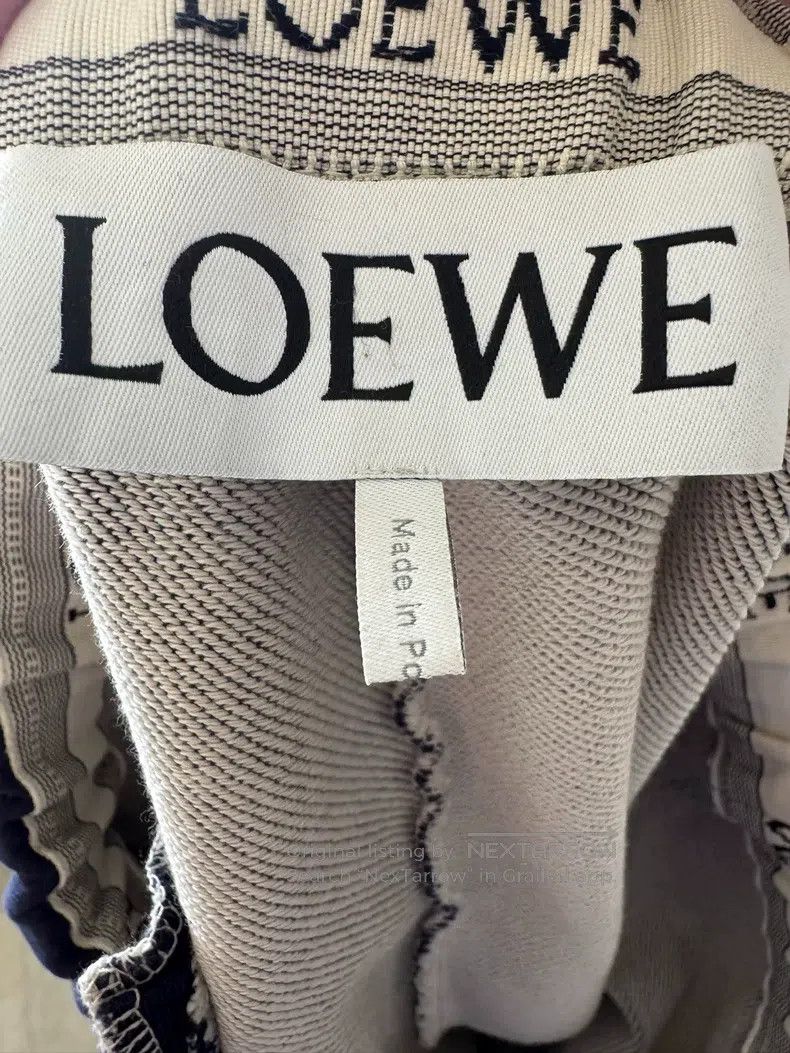 Other Loewe size L Dark Blue Sweatpants Size 26" / US 2 / IT 38 - 3 Thumbnail