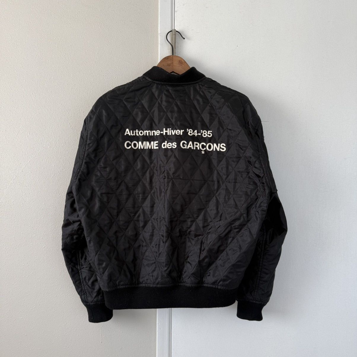 Comme des Garcons Staff Quilted Bomber Jacket Automne-Hiver '84