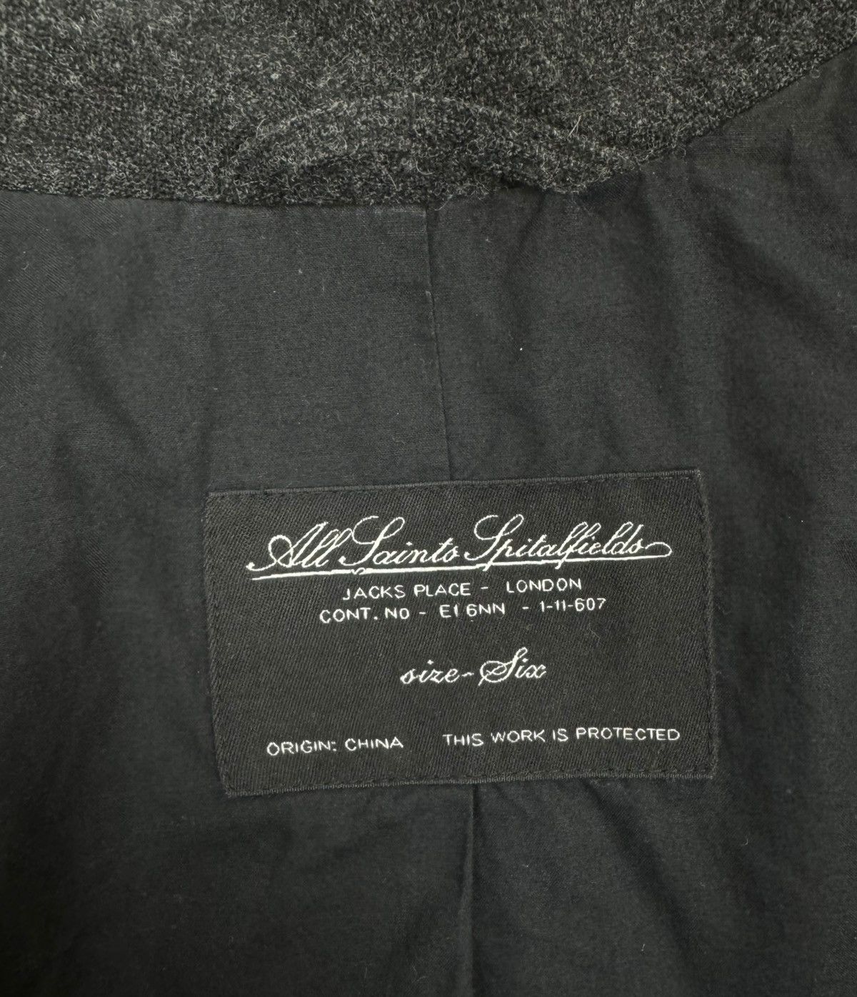 Allsaints AllSaints Wool Overcoat Belted size 6 Size XS / US 0-2 / IT 36-38 - 14 Thumbnail